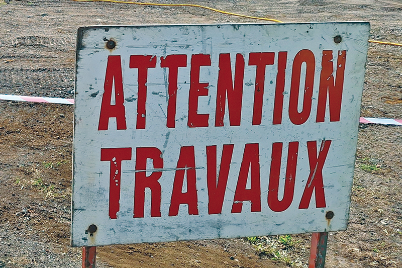 Des travaux sur la RT2 à Hitia’a o te Ra