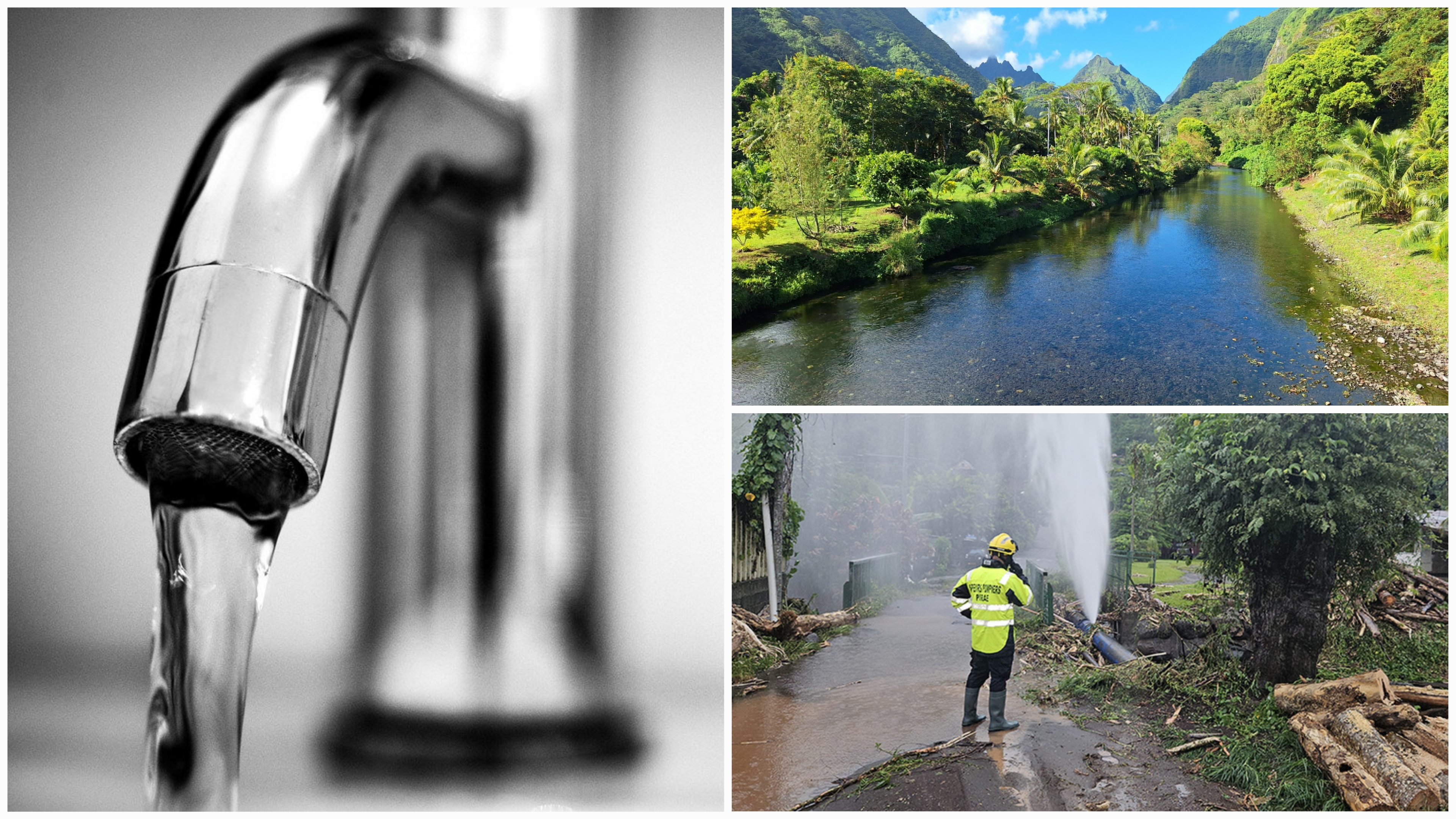 Adduction en eau potable et assainissement des eaux usées, préservation des ressources et prévention des inondations font partie des objectifs fixés par le plan d'actions 2026-2030 (Crédit : archives Tahiti Infos).