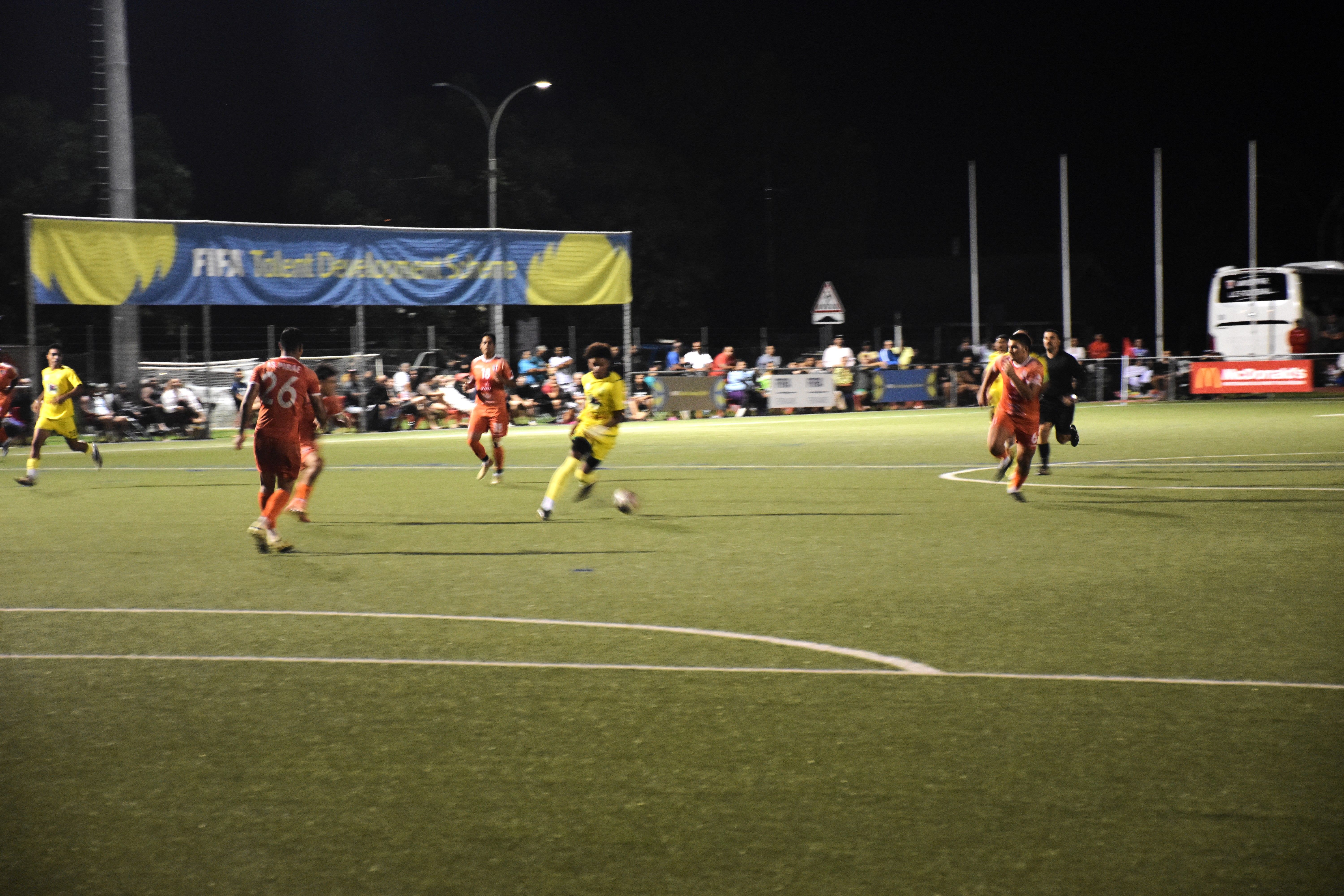 Yanis Dim Etong a encore été dangereux à la pointe de l’attaque de Tefana.