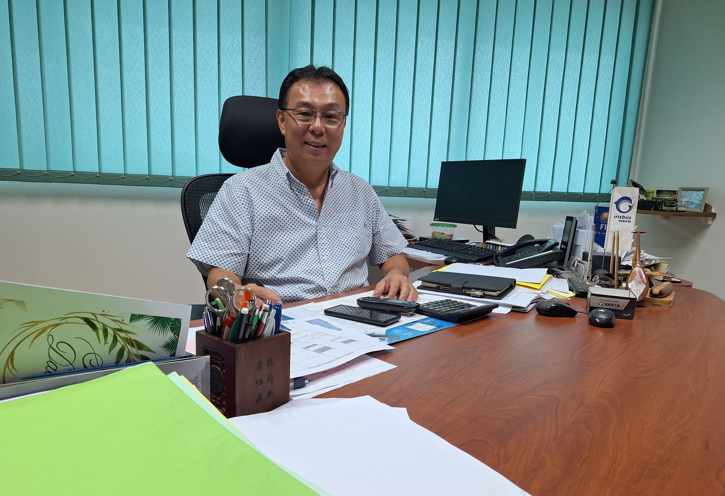 Après trois mandatures, le chef d’entreprise souhaite mettre son expérience à profit à Taiarapu-Est (Crédit : Anne-Charlotte Lehartel).