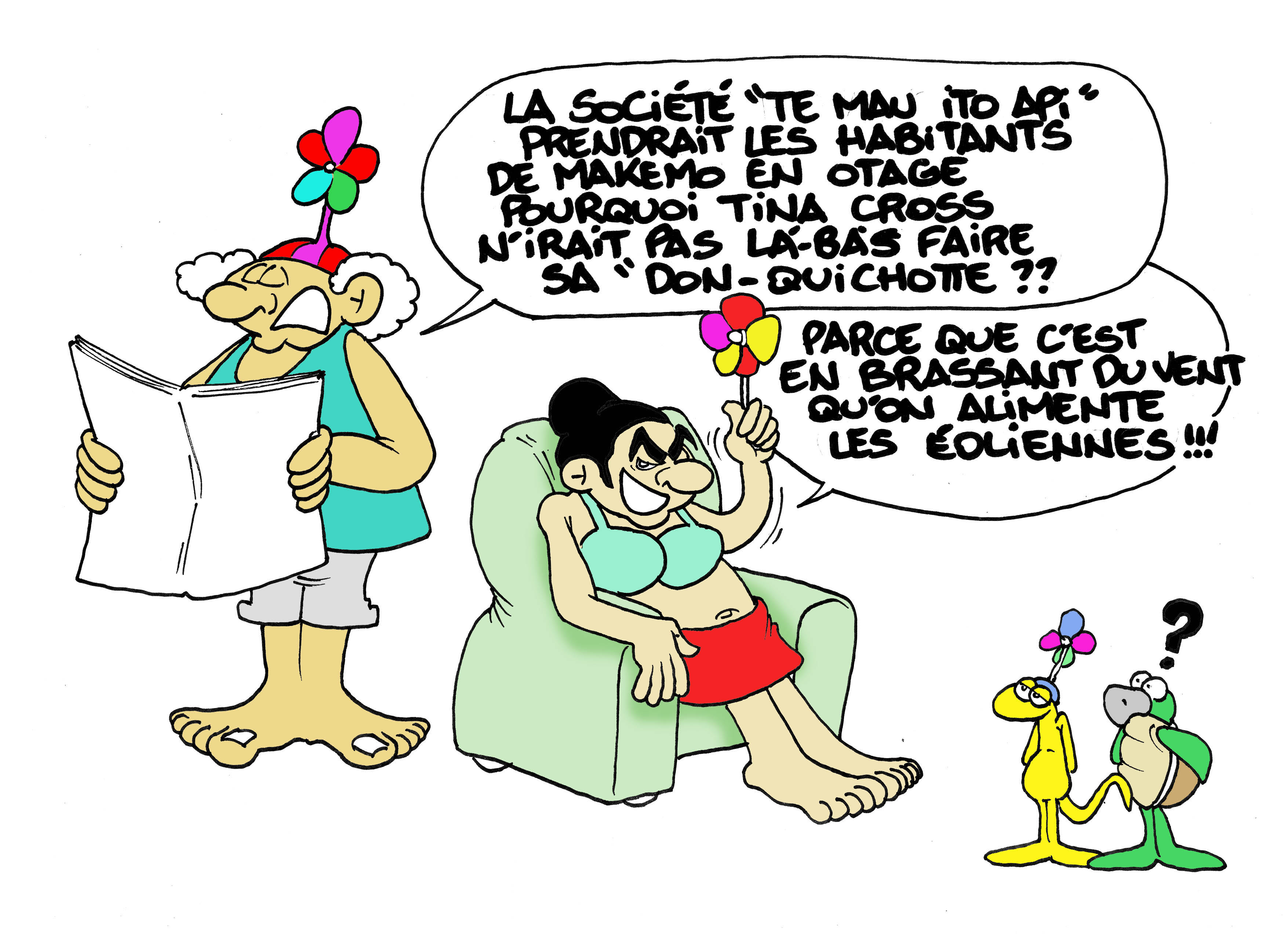 "Les éoliennes de Makemo" par Munoz