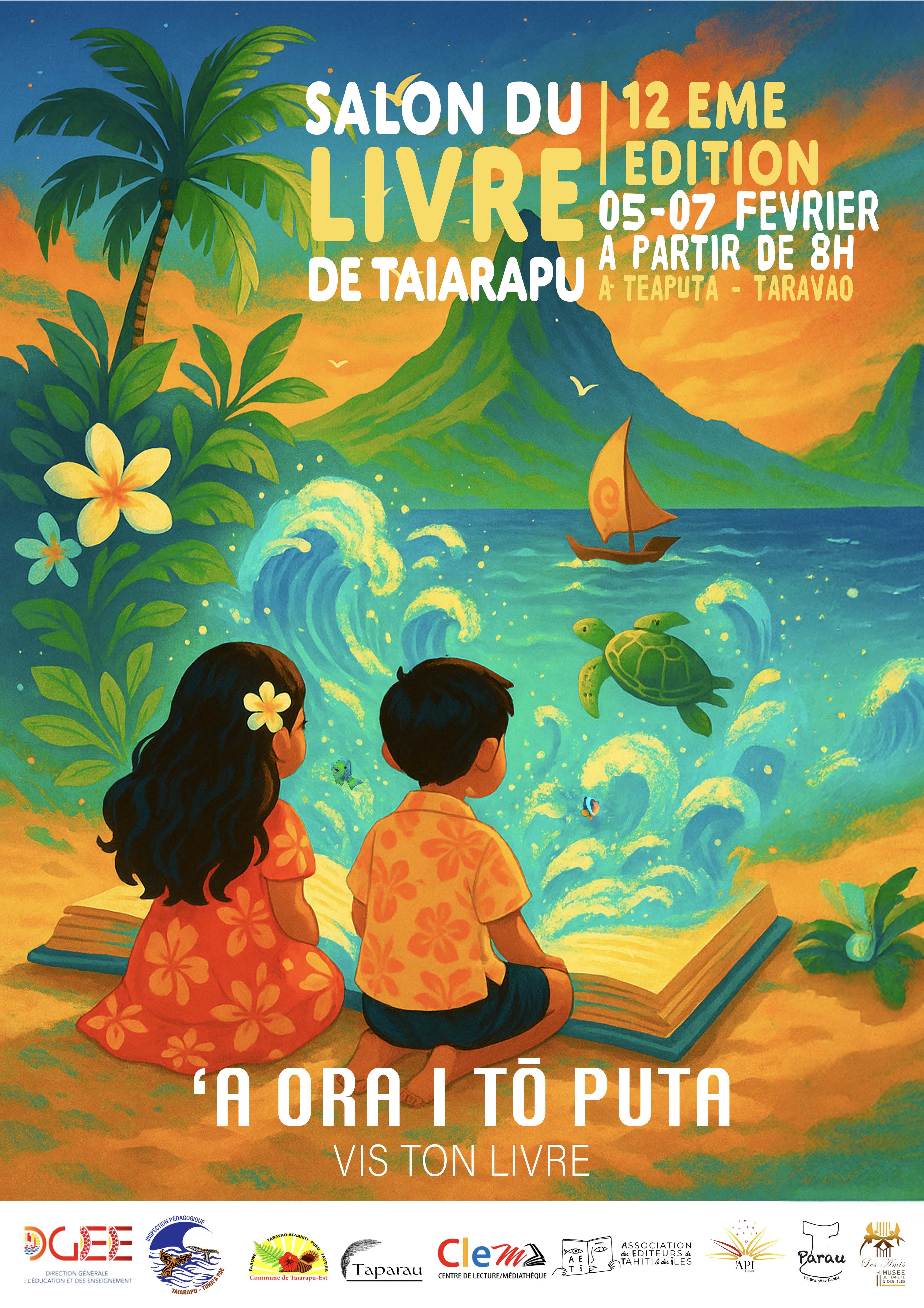 Un salon du livre à “vivre” à Taiarapu