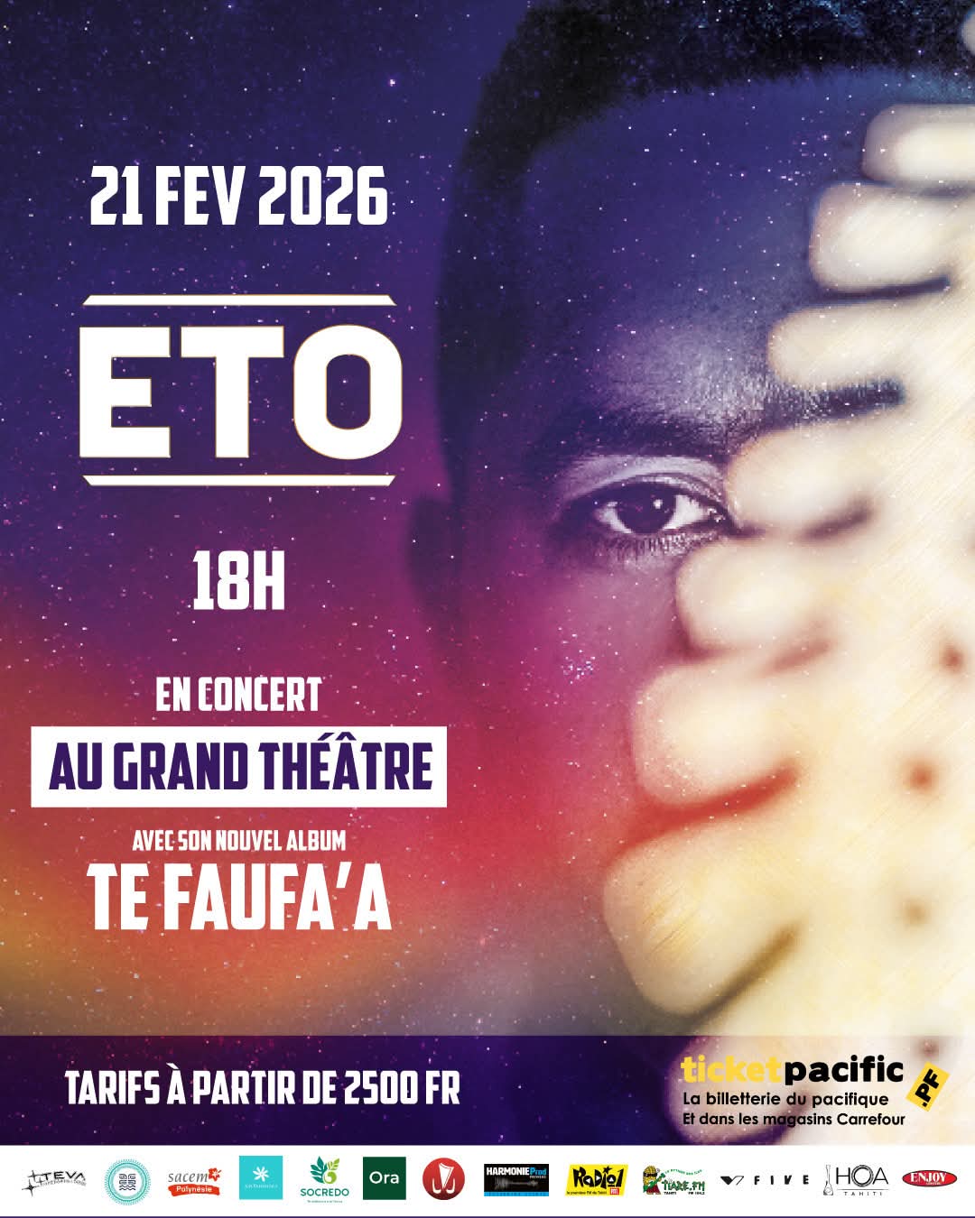 Eto en studio avant son grand concert