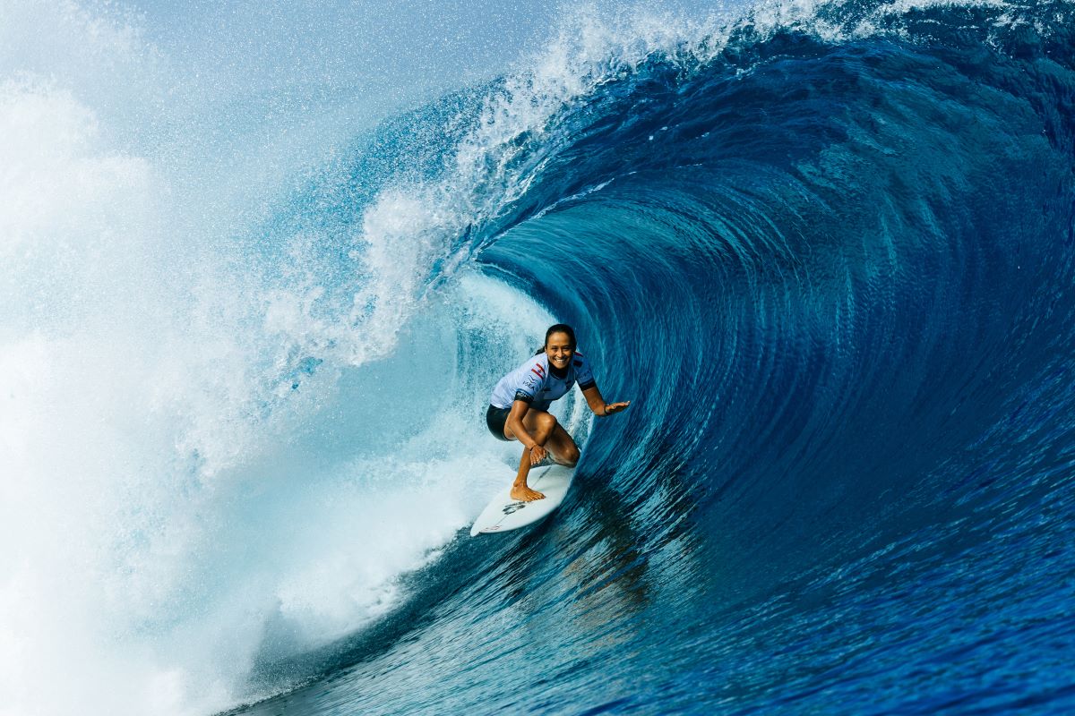 Vahine Fierro, invitée de marque de cette Lexus Pipe Pro.