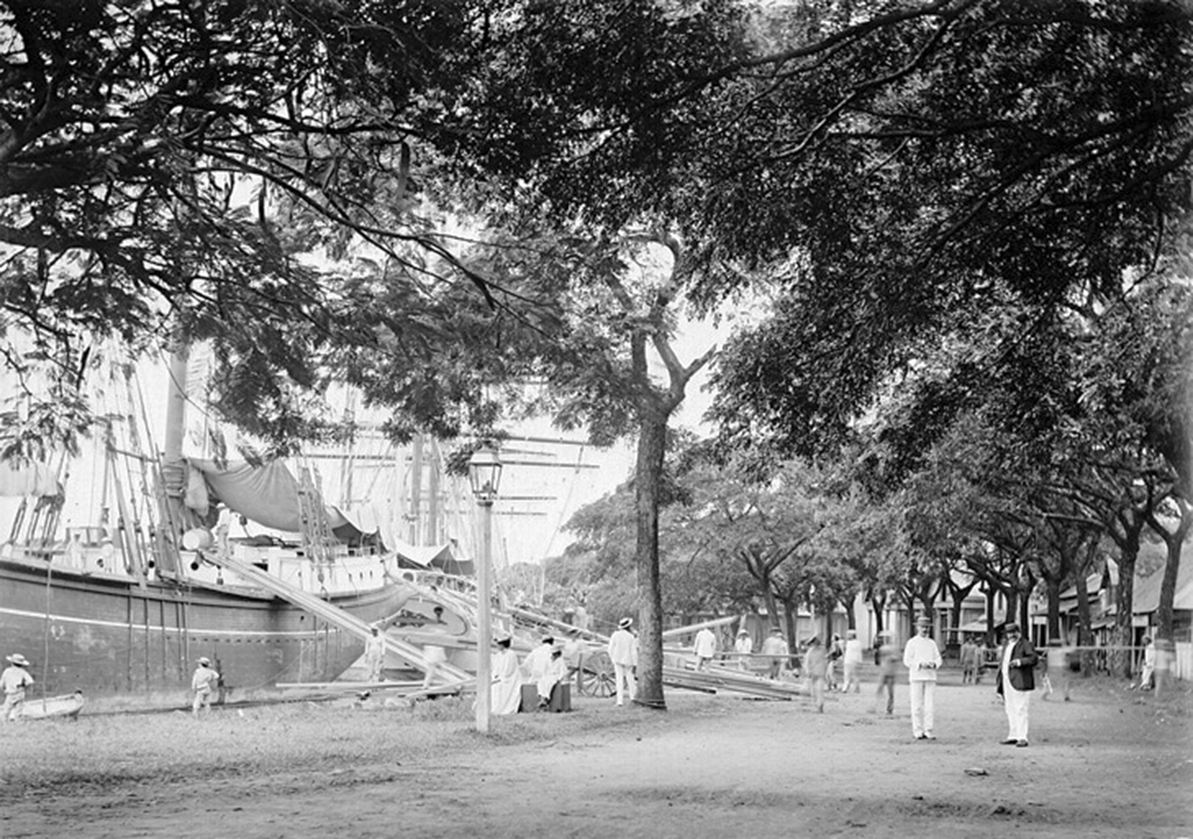 Papeete d’antan : Le front de mer de Papeete