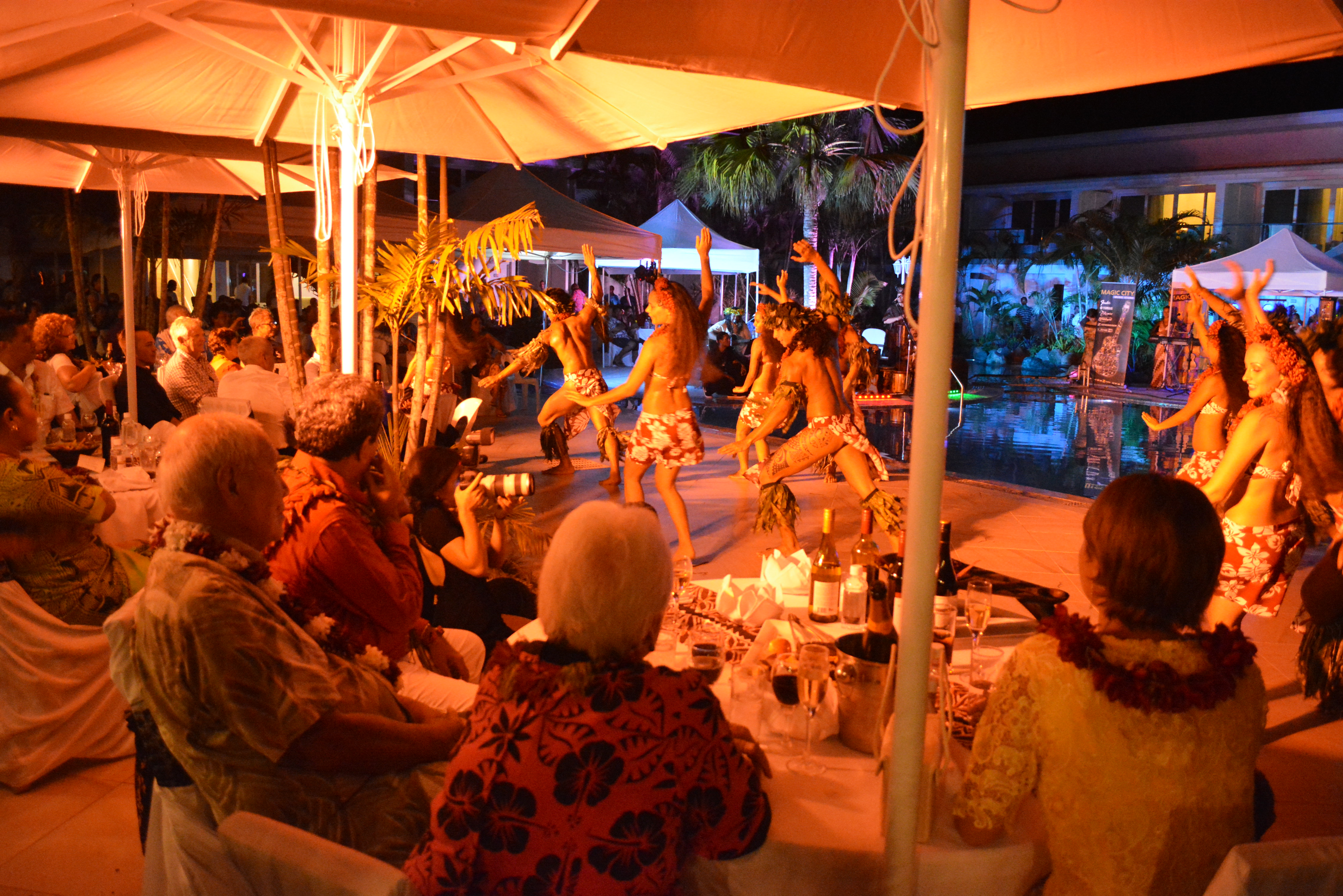 L'inauguration a été célébrée avec des spectacles de danse samoane et tahitienne.