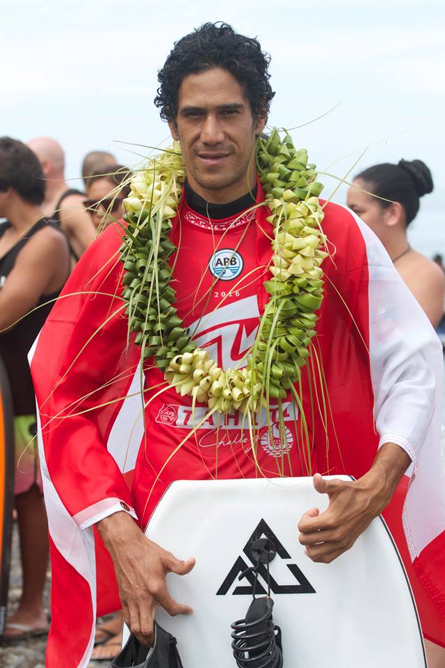 Cédric Estall, 2e du Sparkgreen Tahiti Challenge 2016 © Hugo Tauru Photography