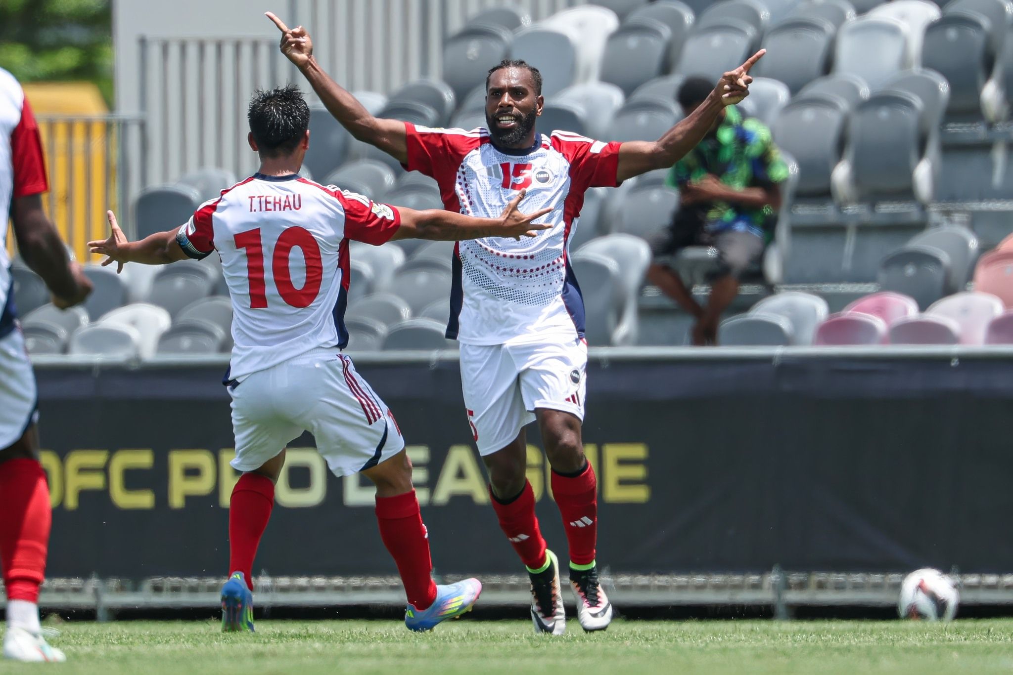 Germain Haewegene a ouvert son compteur de buts contre le Vanuatu.