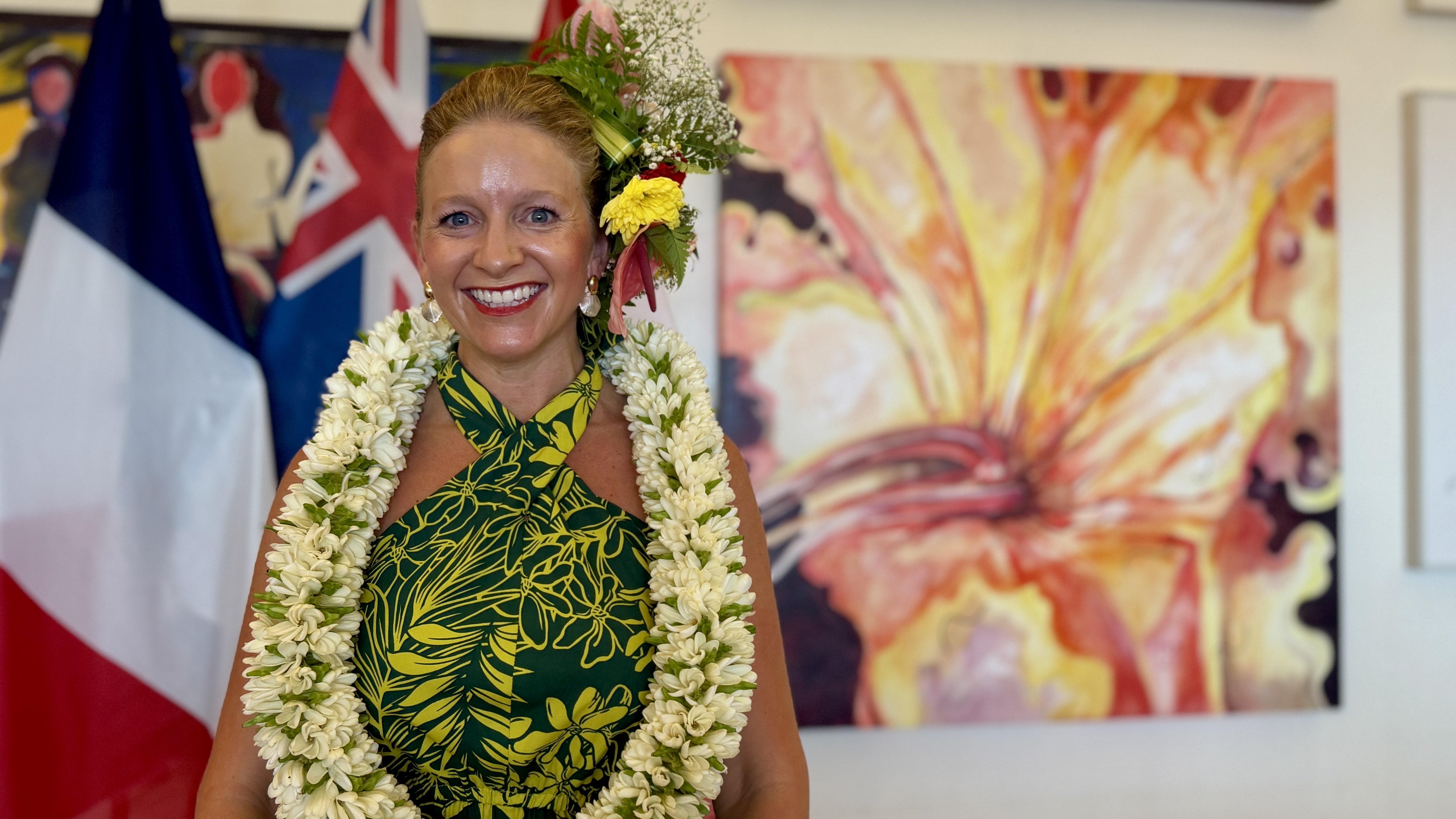Greta Whyte, consule générale d’Australie en Polynésie française.