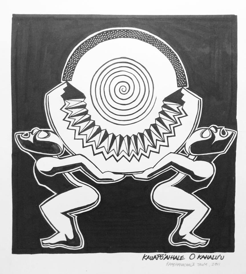 Les œuvres s'inspirent des divinités et des légendes polynésiennes.