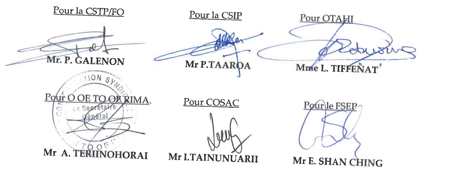 Six organisations syndicales ont signé ce mardi matin le préavis de grève général