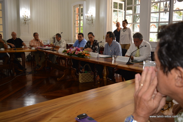 La rencontre s'est tenue bien après 14h30 ce mardi après-midi