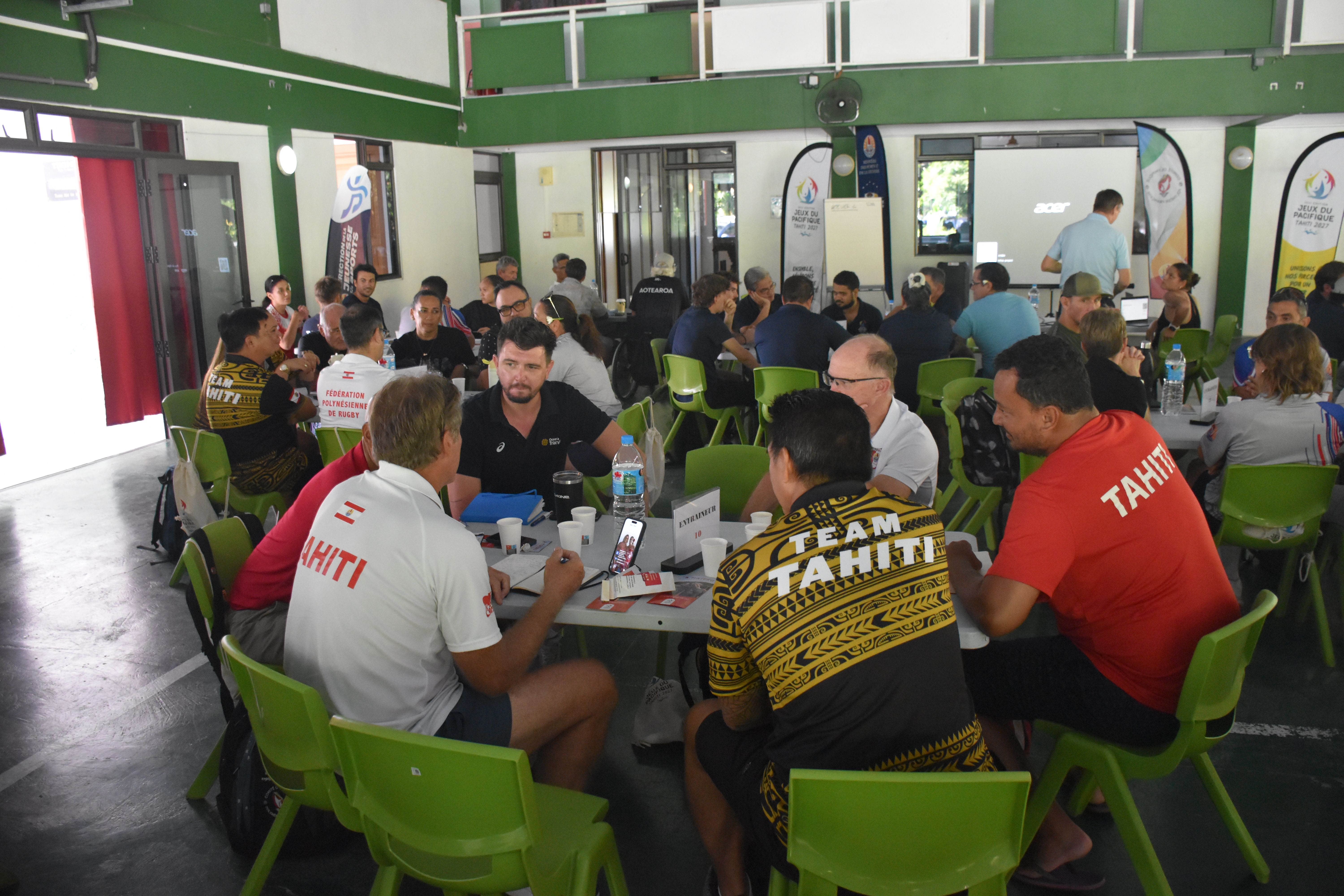 Des ateliers ont permis des moments d’échange pour définir ce qui permettra à Tahiti de briller lors de ces jeux.
