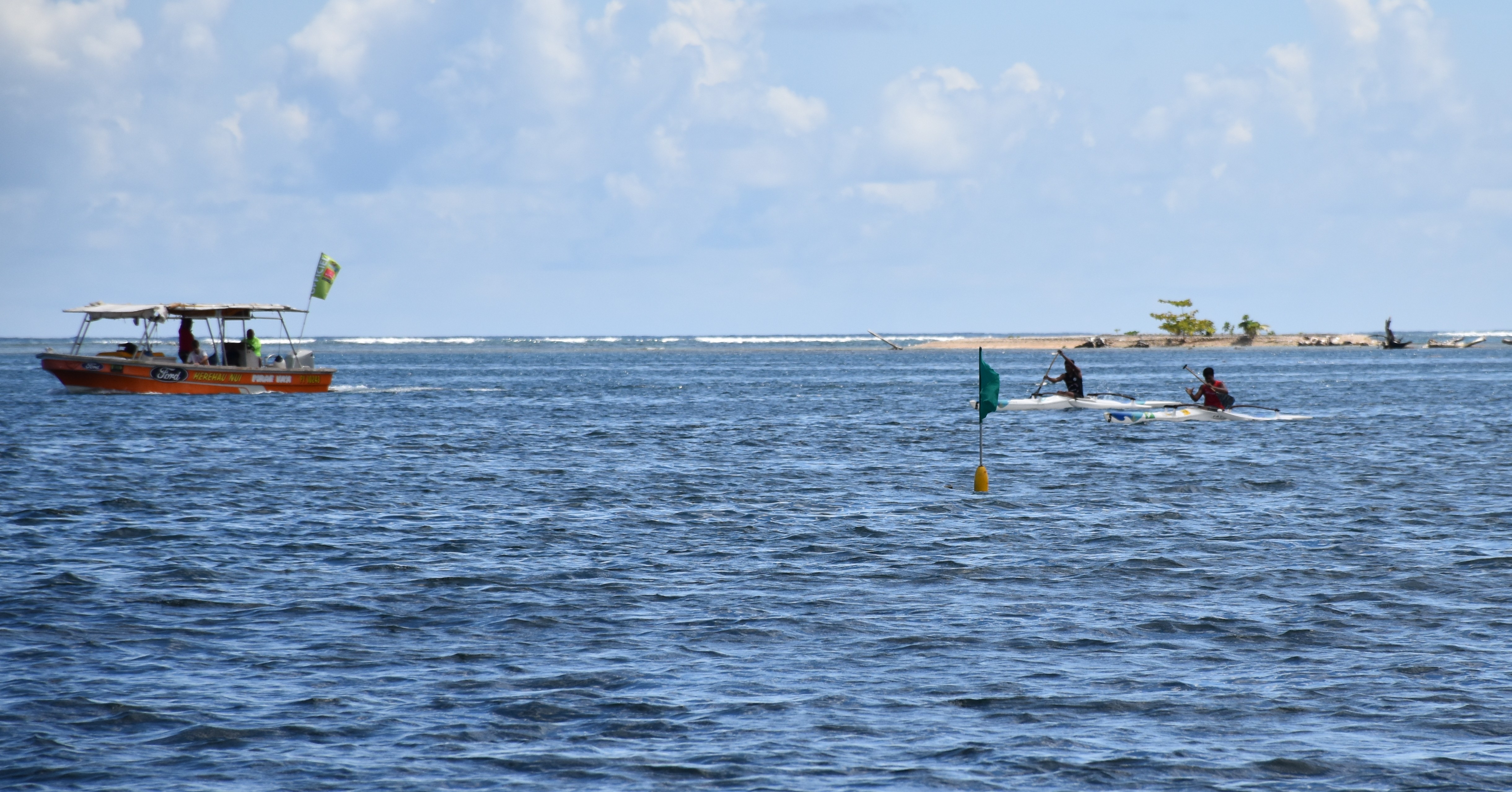 : Les courses se sont enchainées ce samedi sur le plan d’eau du parc Aorai Tini Hau.