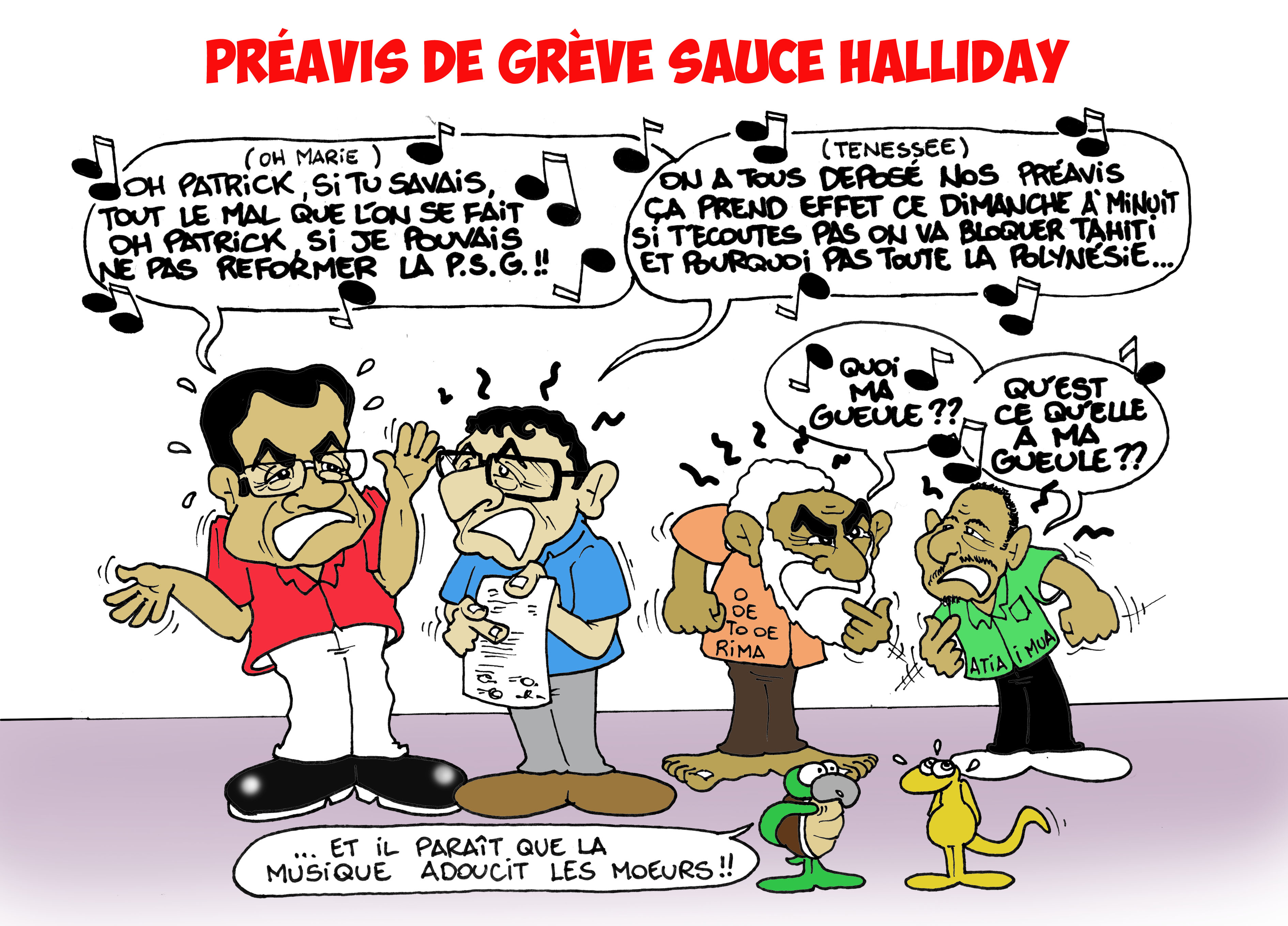 "Préavis de grève" par Munoz