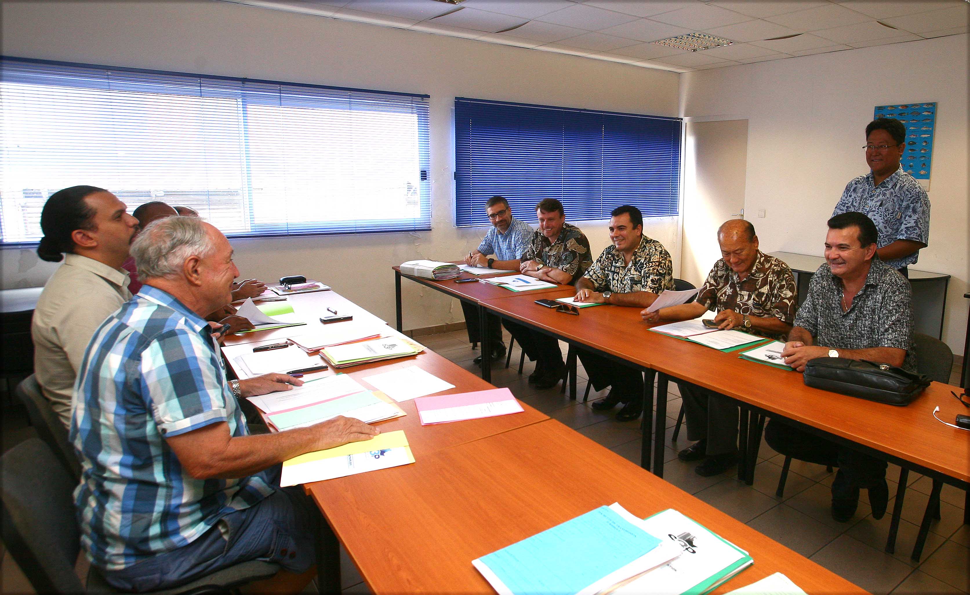 Réunion du conseil d’administration de la société d’économie mixte du port de pêche de Papeete (S3P).