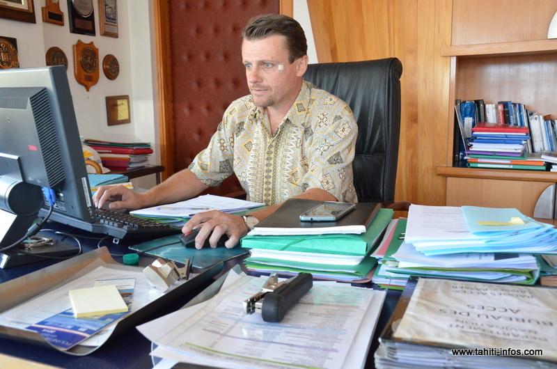 Boris Peytermann est aux commandes du port autonome en tant que directeur par intérim, depuis juillet 2015