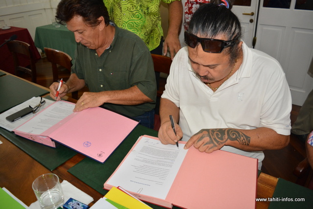 Le protocole d'accord a été signé après 21 heures, ce samedi soir