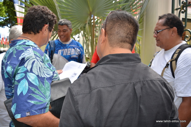 Les leaders de la CSTP-FO ont rencontré ce lundi matin, le conseiller technique en charge de l'agriculture dans le cadre de la grève au SDR, effective depuis samedi minuit.
