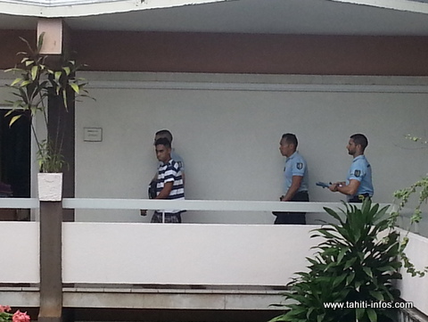 Le duo a été conduit à la prison de Nuutania à l'issue de l'audience cet après-midi.