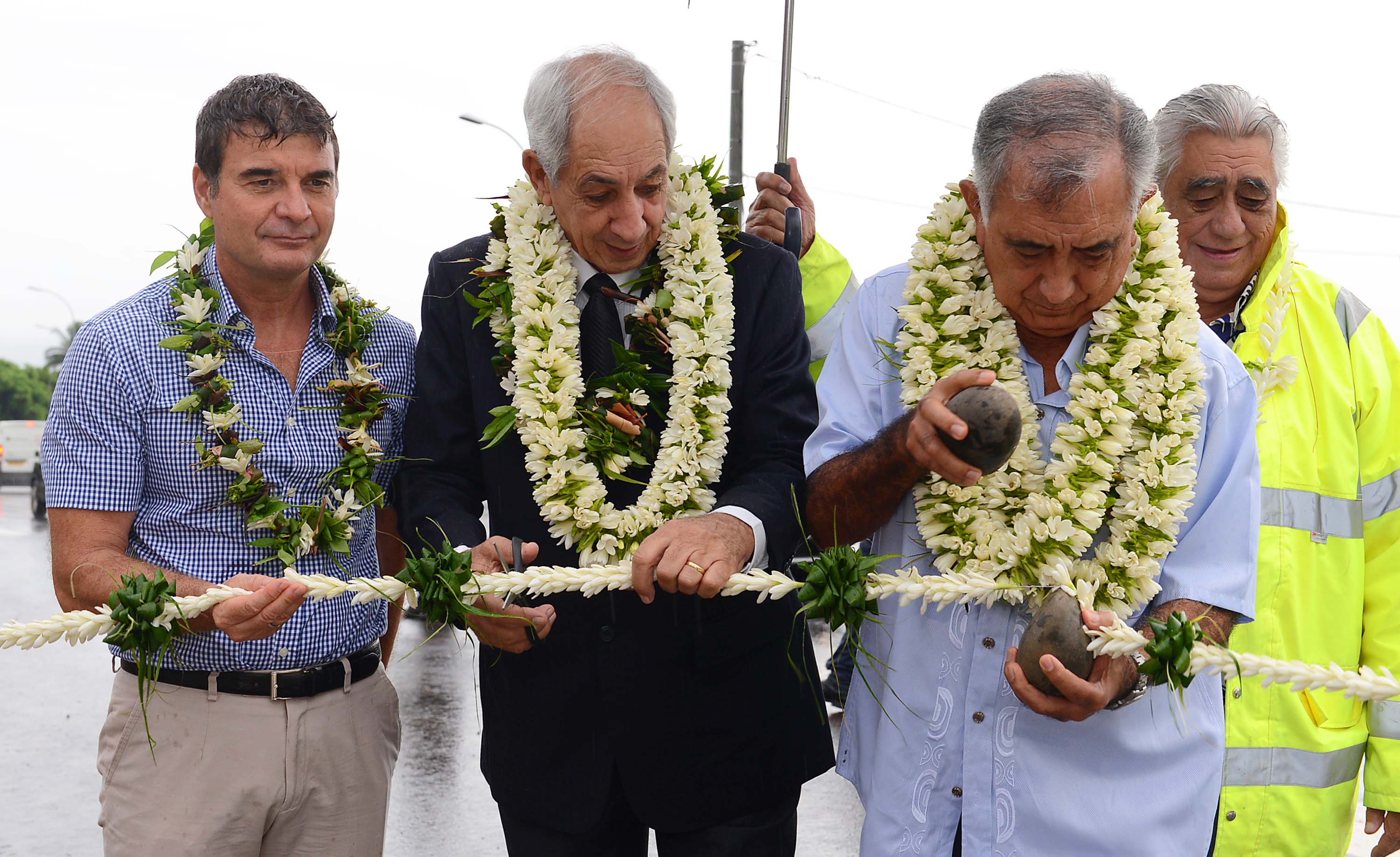 L'Etat, le Pays et la commune étaient présents pour l'inauguration de l'échangeur.