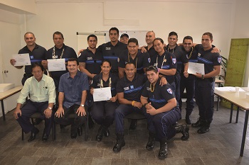 14 nouveaux agents de police municipale, toute la promotion a réussi la formation.
