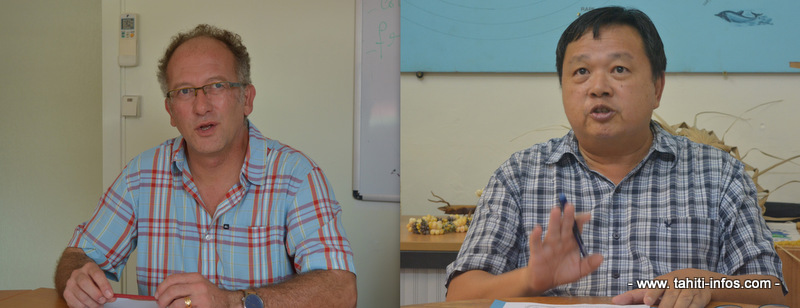 A gauche Henri-Pierre Mallet dont le contrat n'a pas été renouvelé à la direction du Bureau de veille sanitaire et à droite, François Laudon qui assurera l'intérim en attendant un nouveau recrutement.