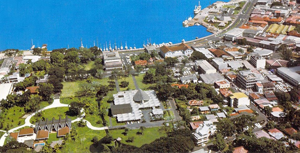 Papeete d’antan : La place Tarahoi