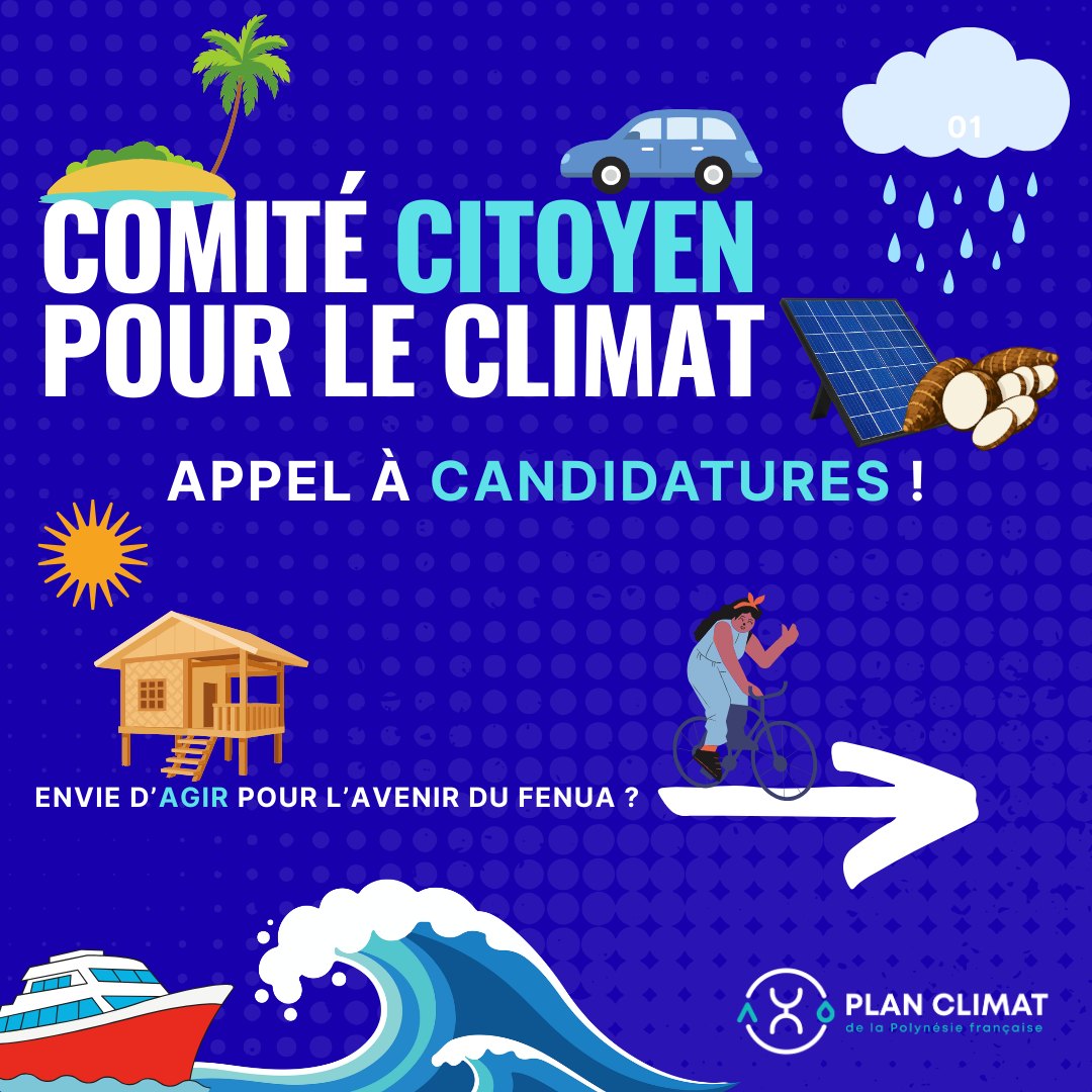 Appel à candidatures du Comité citoyen pour le climat