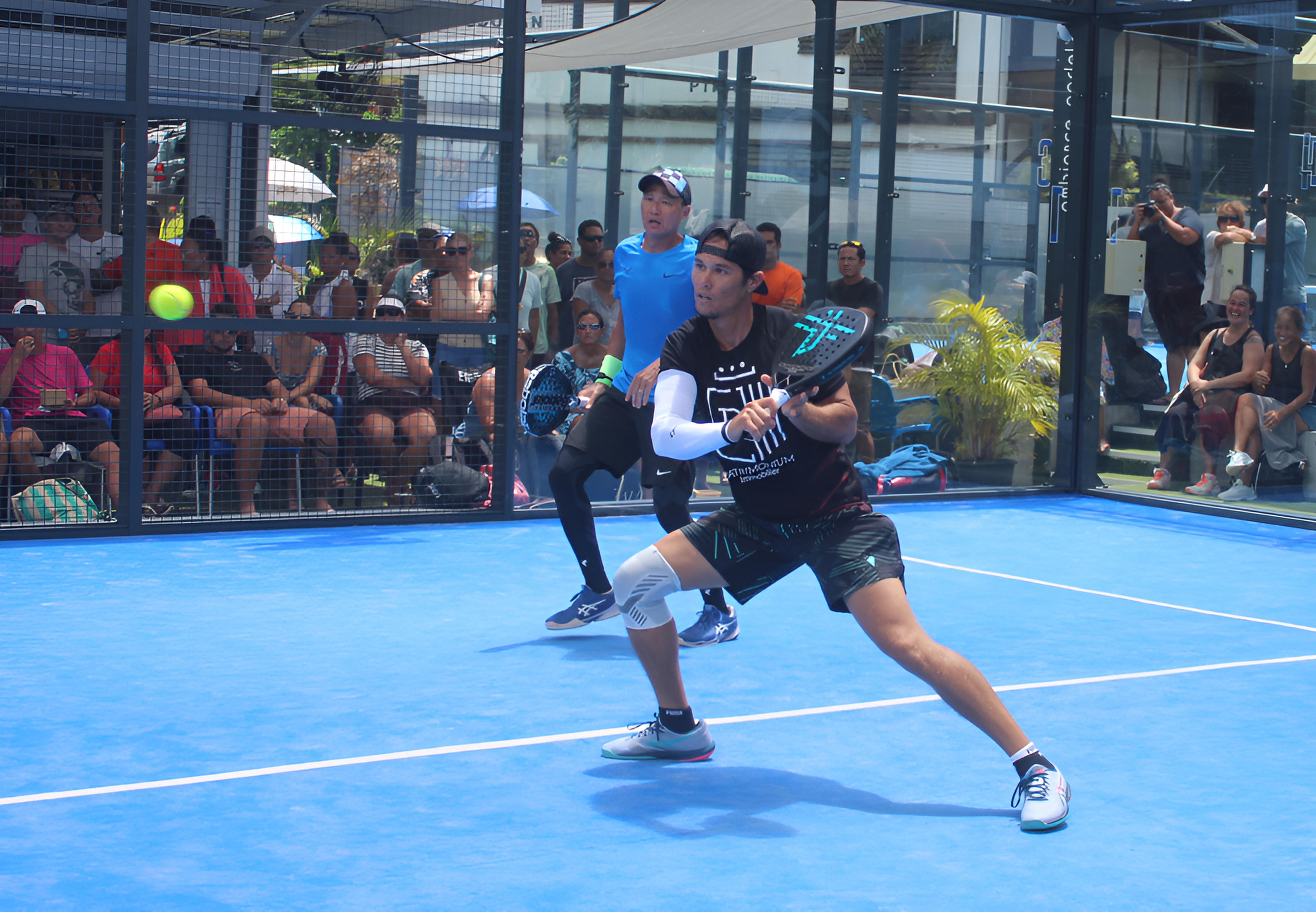 Ridge Chung (au premier plan) et Bruno Laitame ont été très solides en finale et de plus en plus dominateurs au fil de la rencontre.