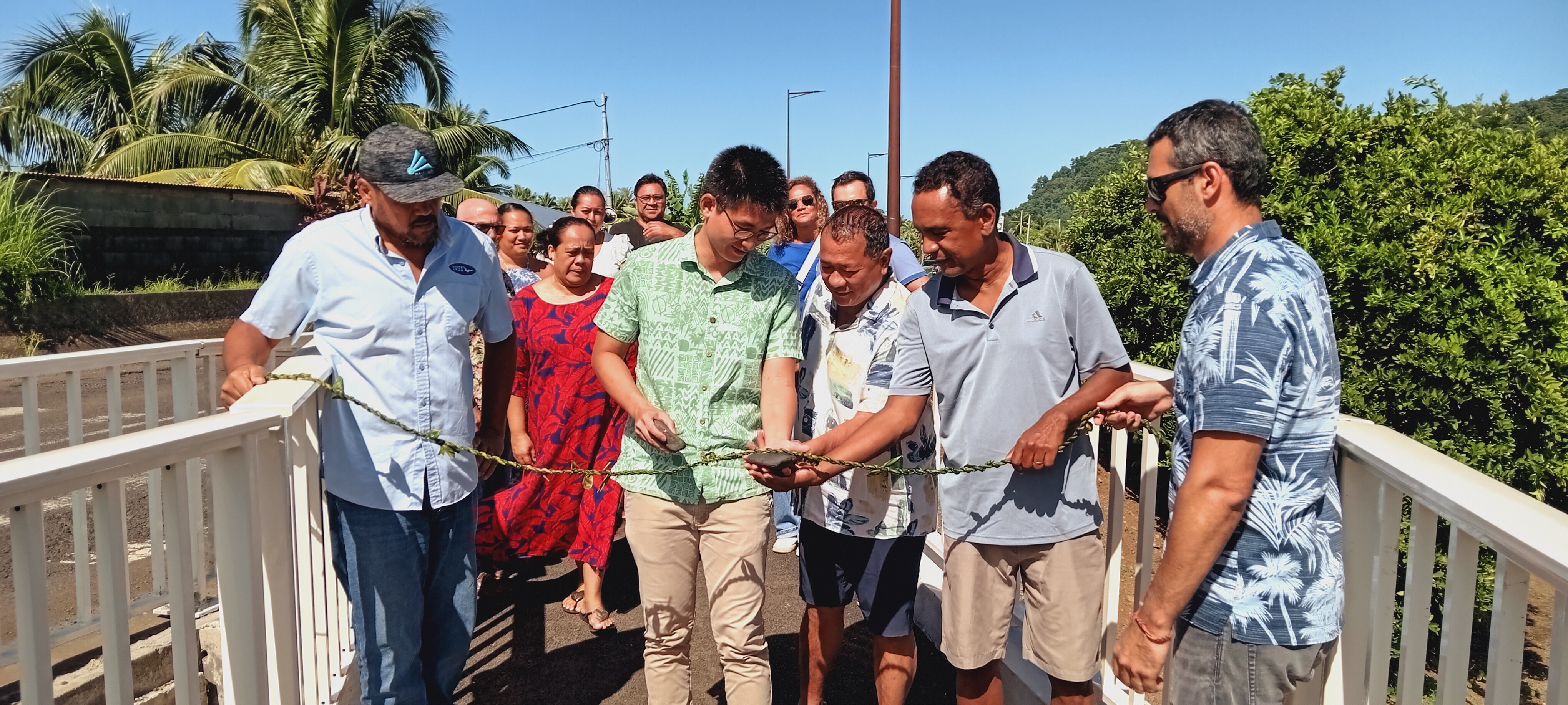 “Un projet attendu depuis plusieurs années par la population”, a salué le ministre Jordy Chan (Crédit : Présidence).