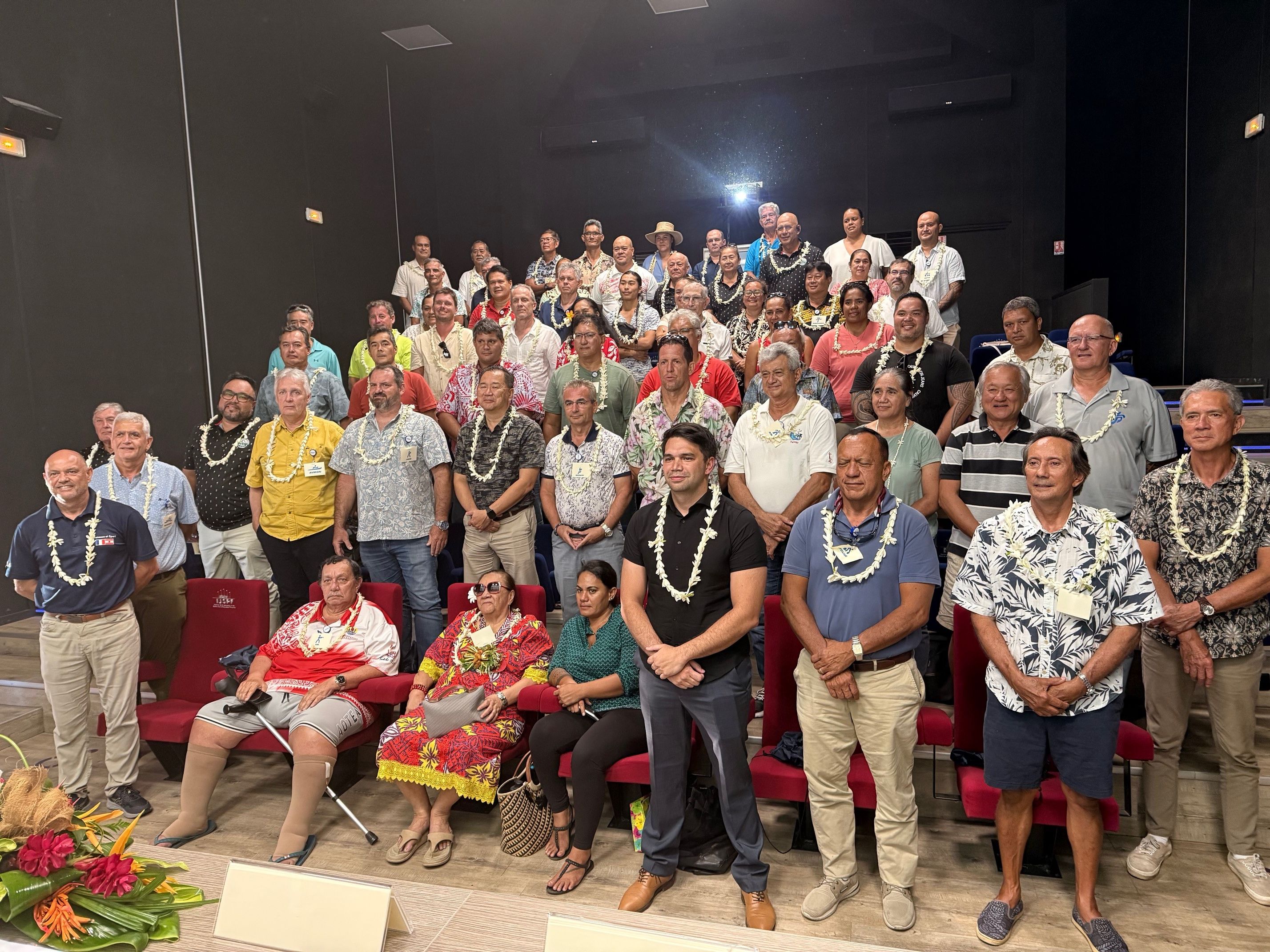 Le ministre et ses agents, la DJS, l’ISPF, le COPF et toutes les fédérations notifiées recevables étaient réunis pour signer la nouvelle DSP.