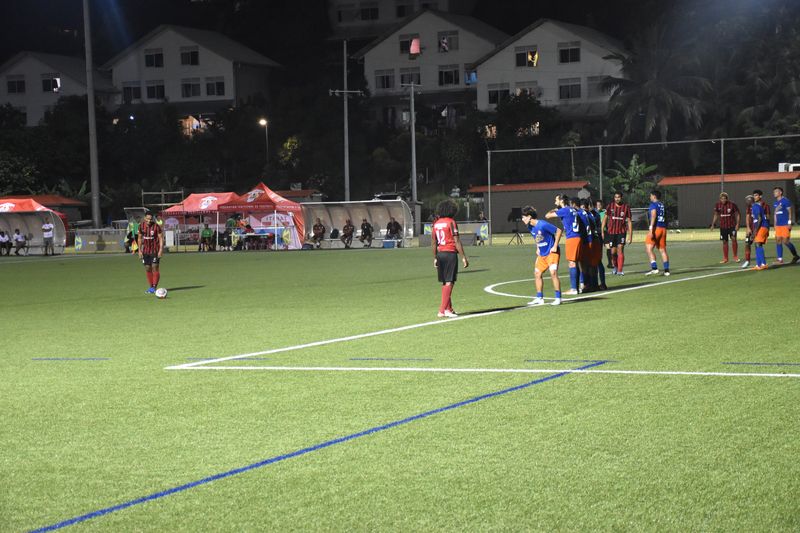 L’AS Central a été dangereuse sur coups de pied arrêtés, mais cela n’a pas suffi pour remporter le match.