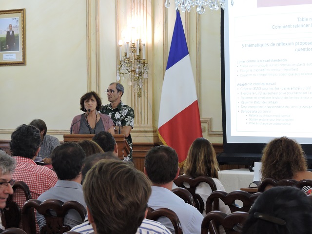 Chefs d'entreprise et représentants de salariés ont participé mardi et mercredi à la conférence économique organisée à la présidence. Le résultat des échanges a été détaillé hier.