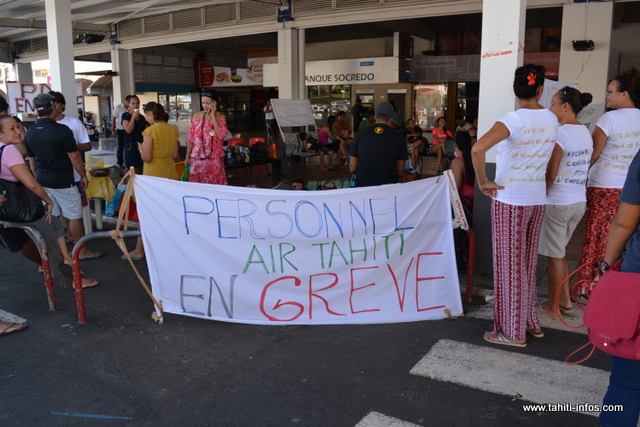 Air Tahiti : 30 millions de francs de perdus par jour de grève