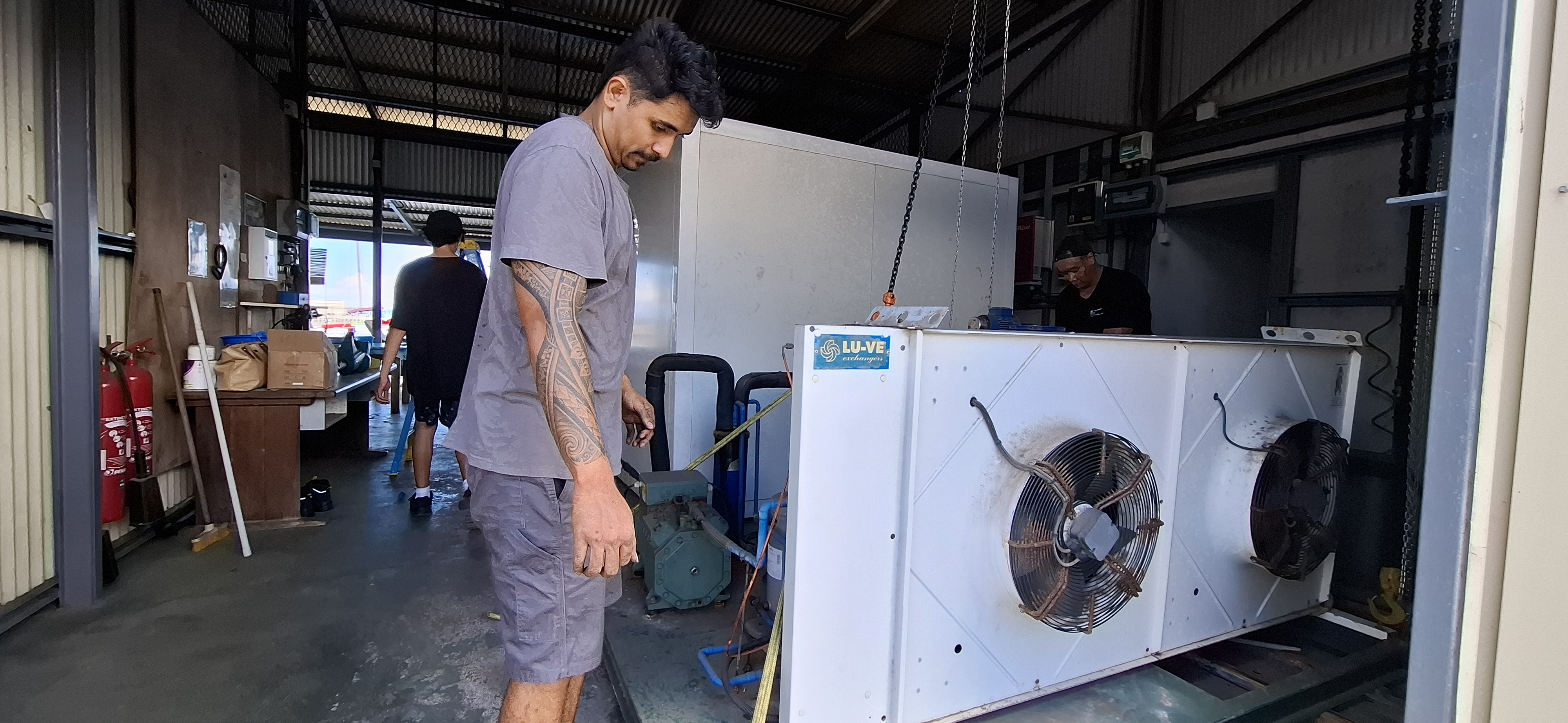 Vaitupa aura sa propre machine à glace