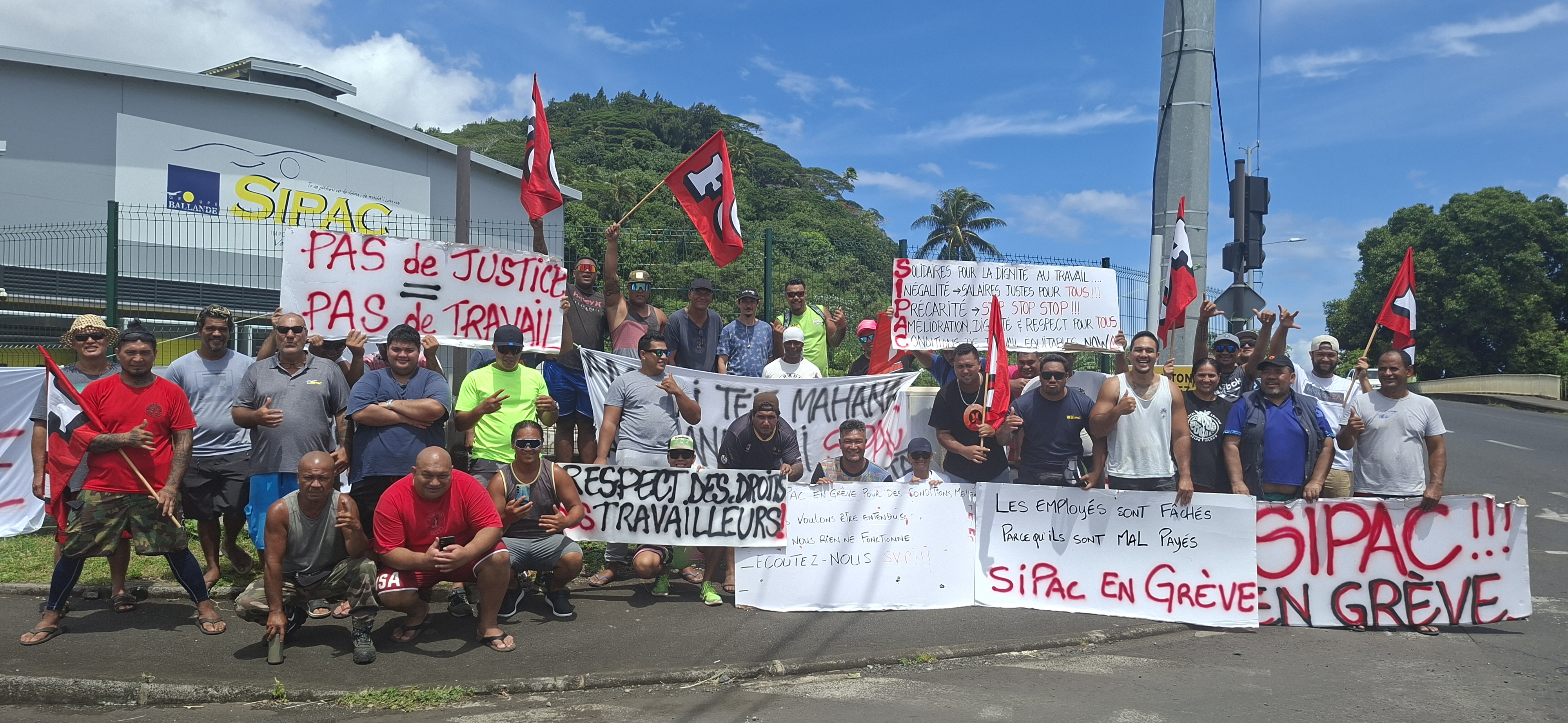 Des négociations difficiles à la Sipac en grève  