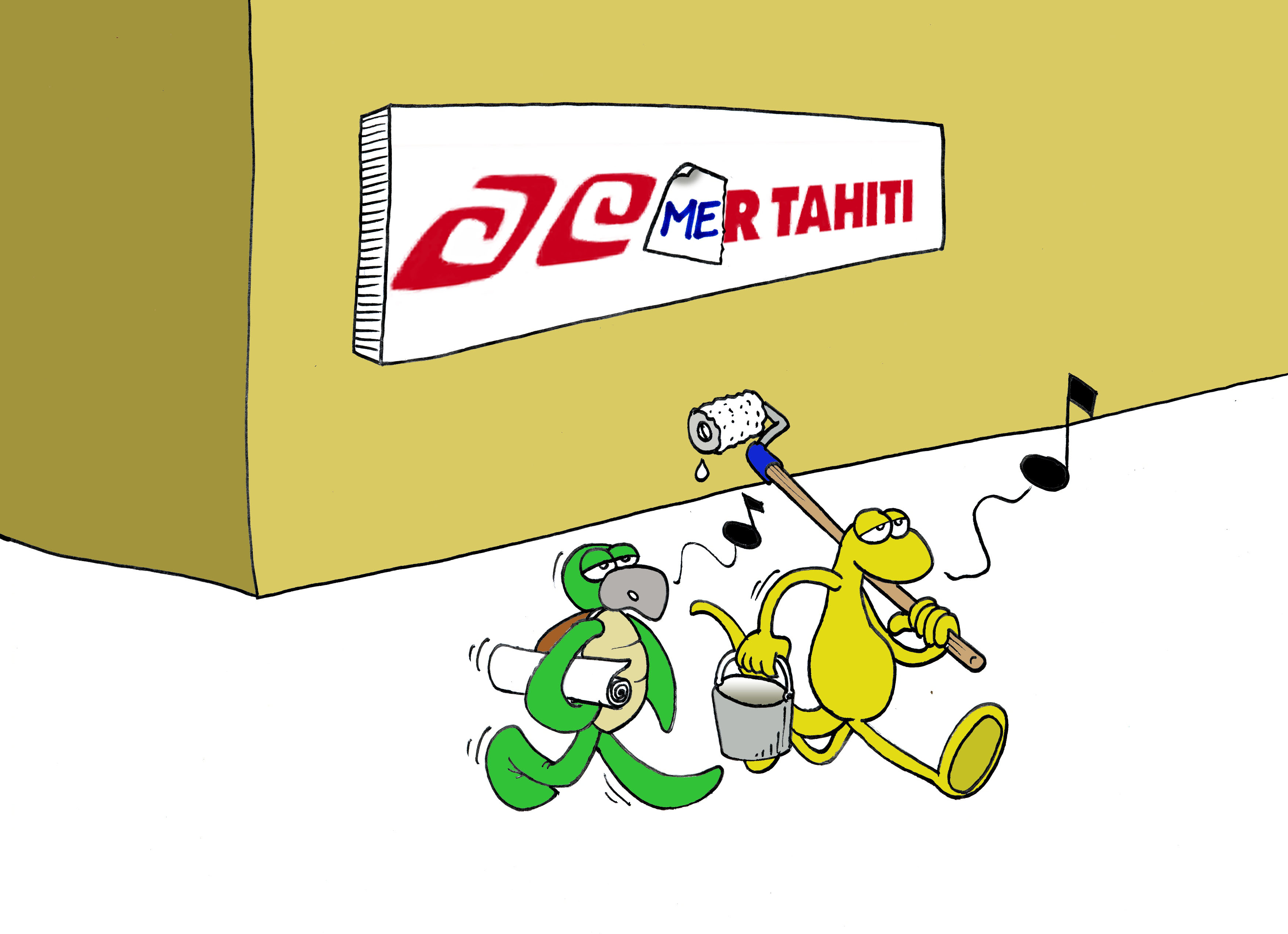 "Air Tahiti en cata" par Munoz