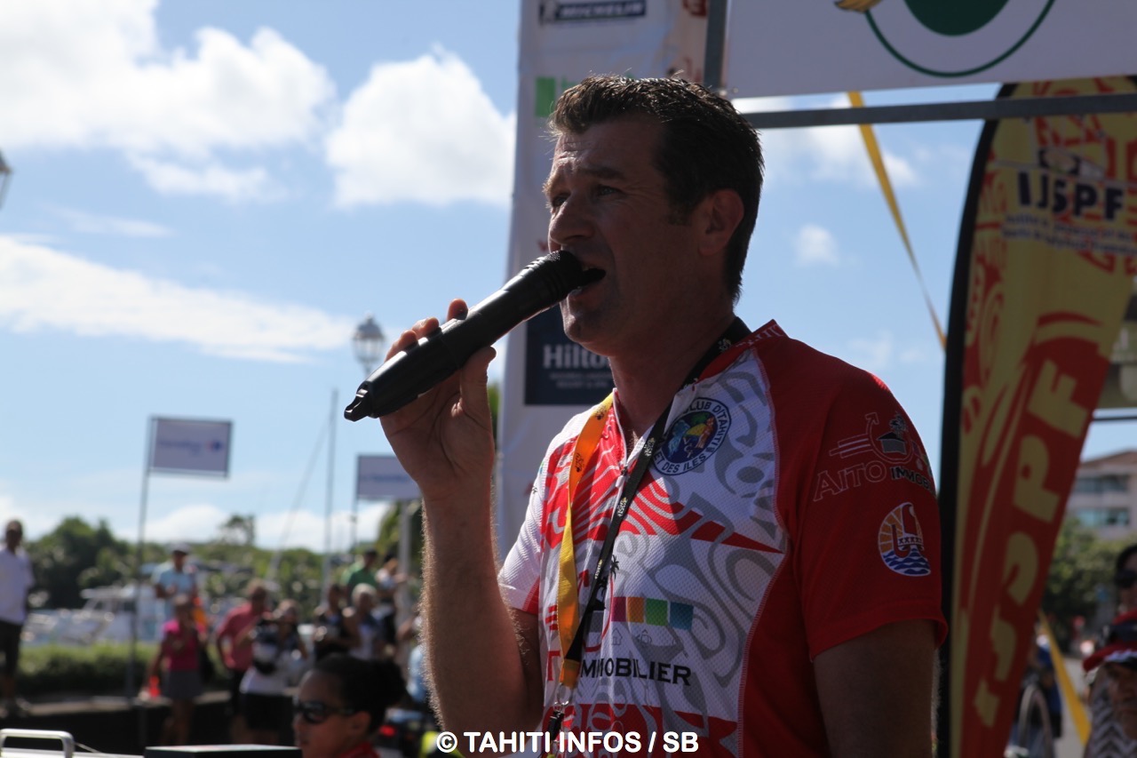 Benoit Rivals, président du Vélo Club de Tahiti