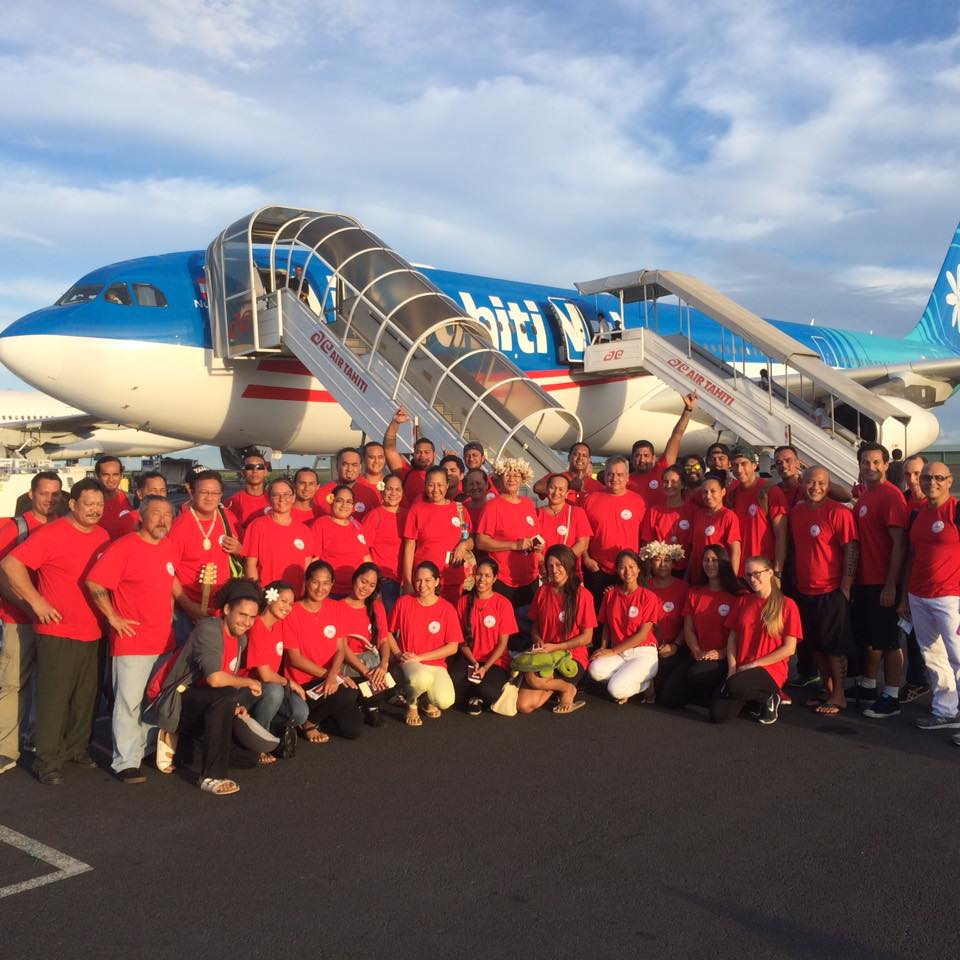4 Une délégation polynésienne emmenée par Manouche Lehartel représente le fenua. (Photo : Danee Hazama)