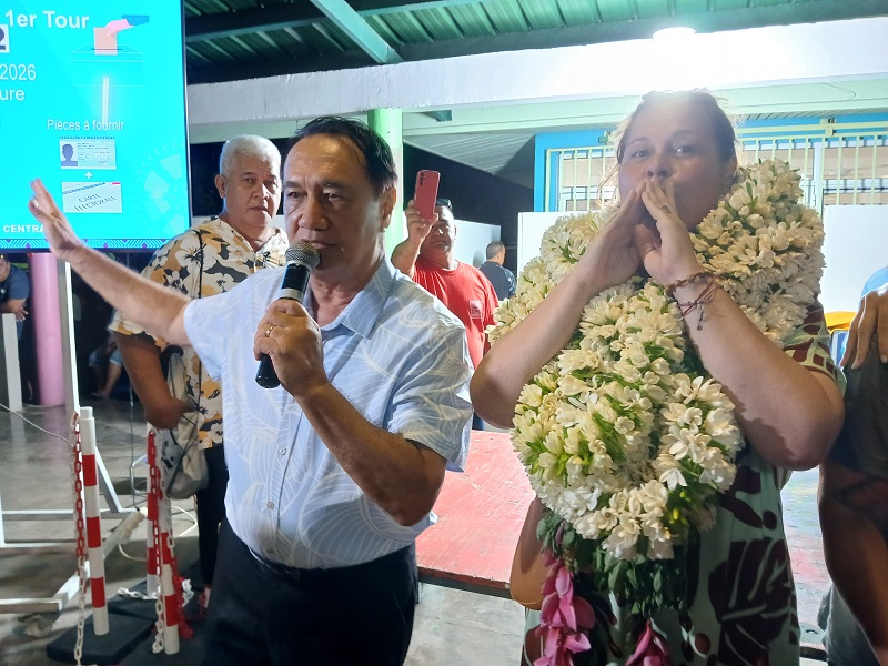 Tepuaraurii Teriitahi élue dès le premier tour à Paea