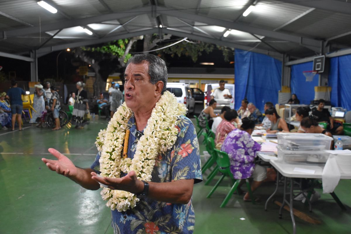 Édouard Fritch est réélu à Pirae.