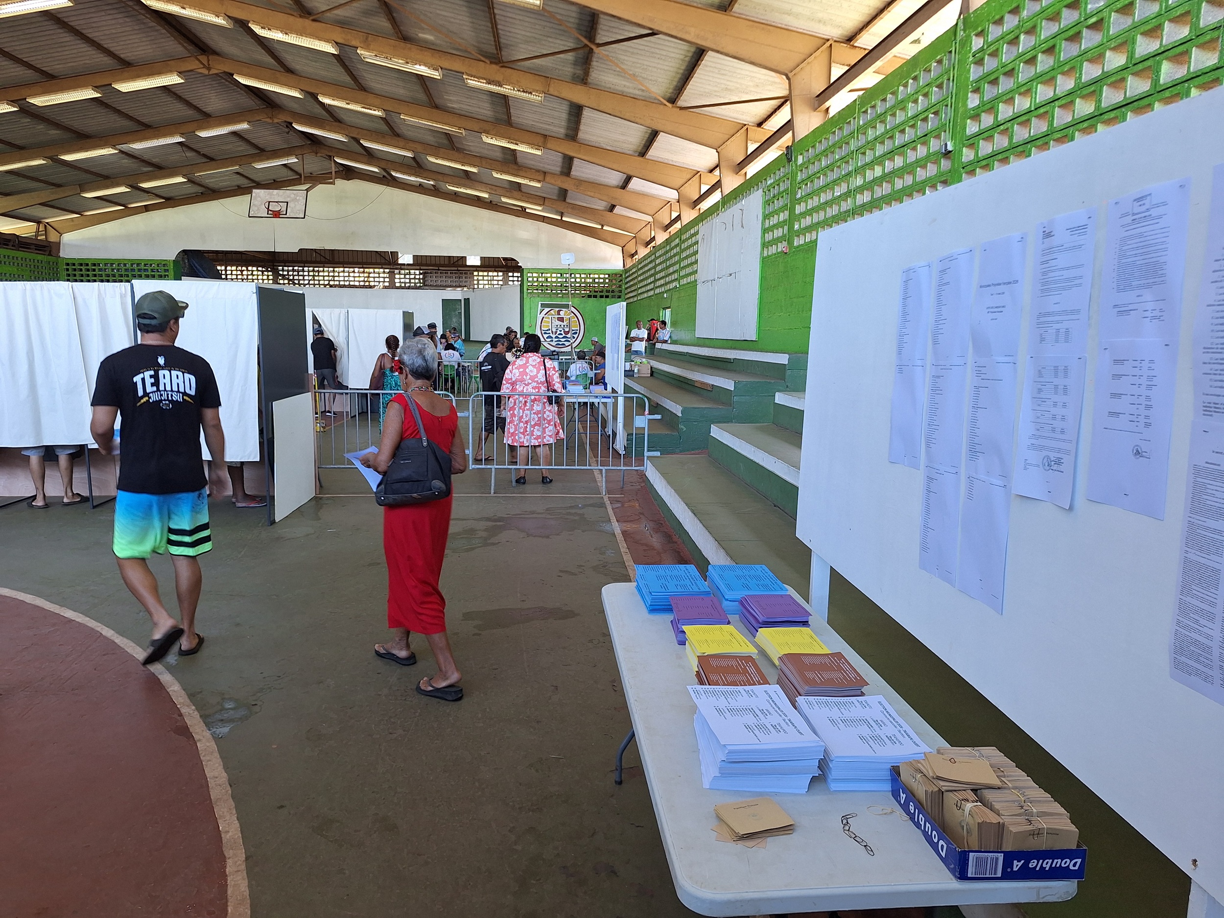 Tetuanui Hamblin mise sur les abstentionnistes, plus nombreux qu’en 2020 (Crédit : Anne-Charlotte Lehartel).