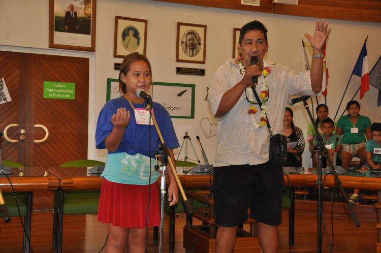 106 élèves participeront à cette troisième rencontre plurilingue (français, anglais et tahitien). [Crédit Photo : mairie de Punaauia]