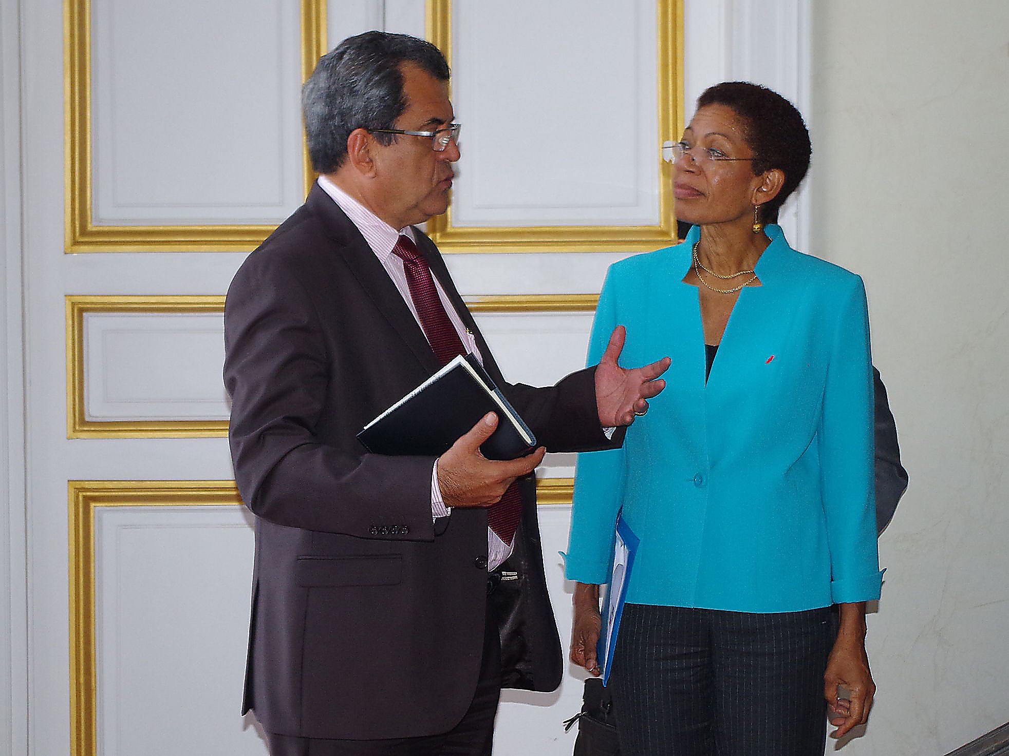 A l'issue de son entretien avec George Pau-Langevin, la délégation polynésienne a été reçue par la secrétaire d’Etat à l’égalité réelle.