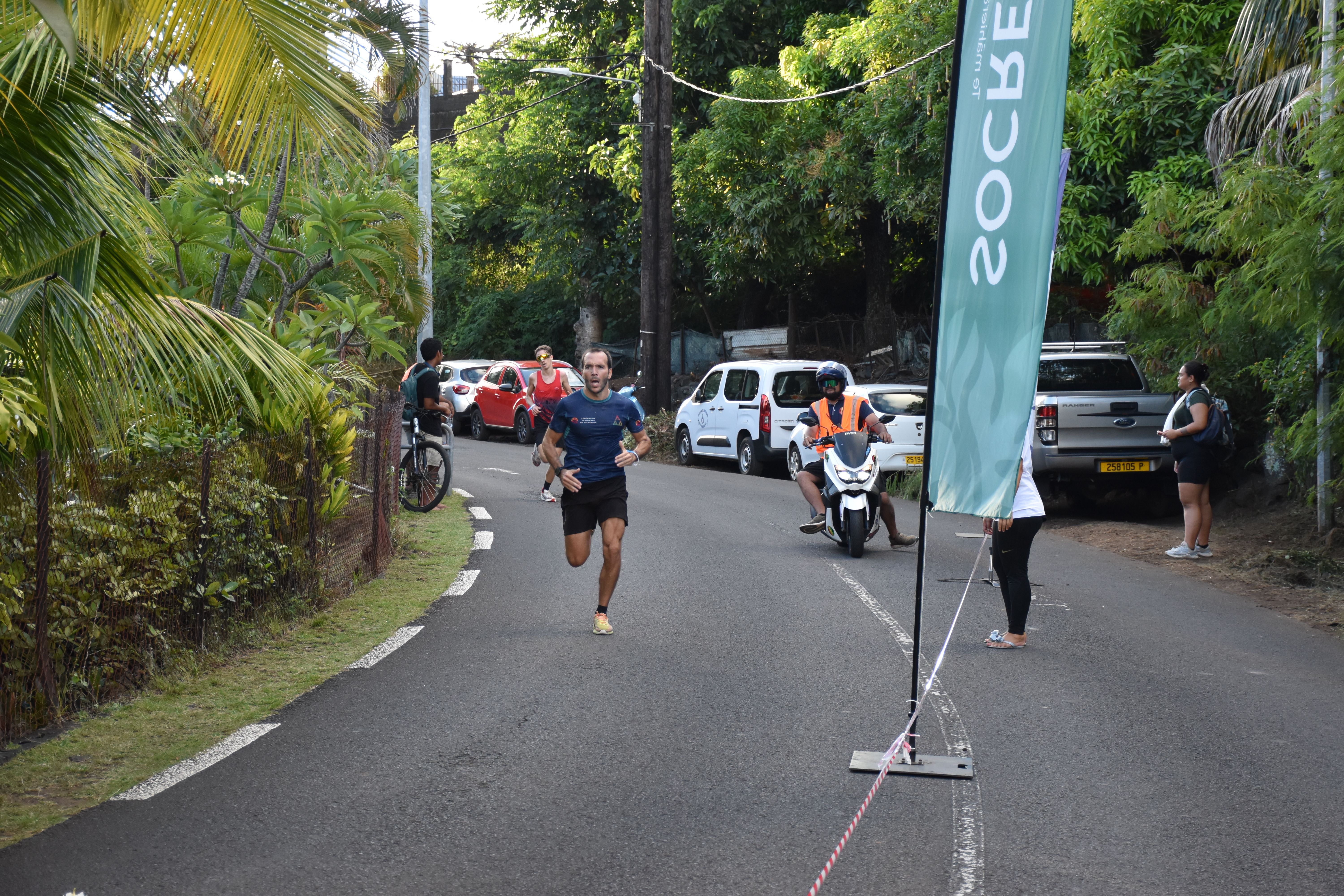 Le final de la course 4km a été très serré.