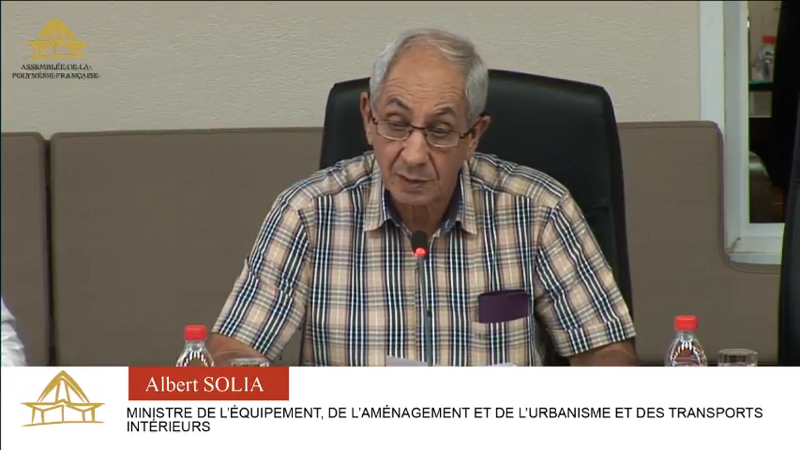 Le ministre des transports s'est exprimé longuement ce jeudi matin sur le conflit avec Air Tahiti.