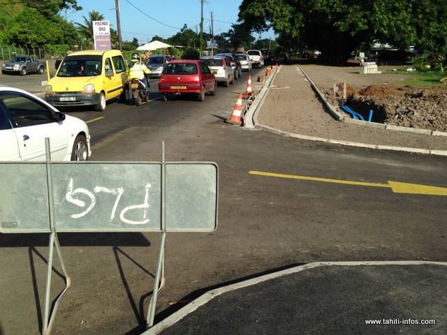 Mahina : les feux tricolores mis en service lundi