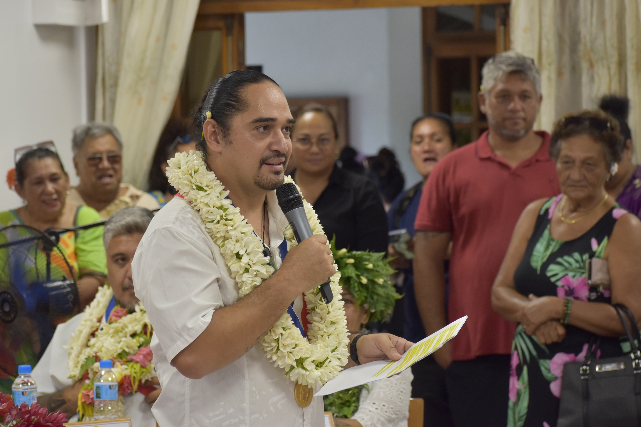 Mike Teissier, de ra’atira à tāvana de Papara (Crédit : Anne-Charlotte Lehartel).