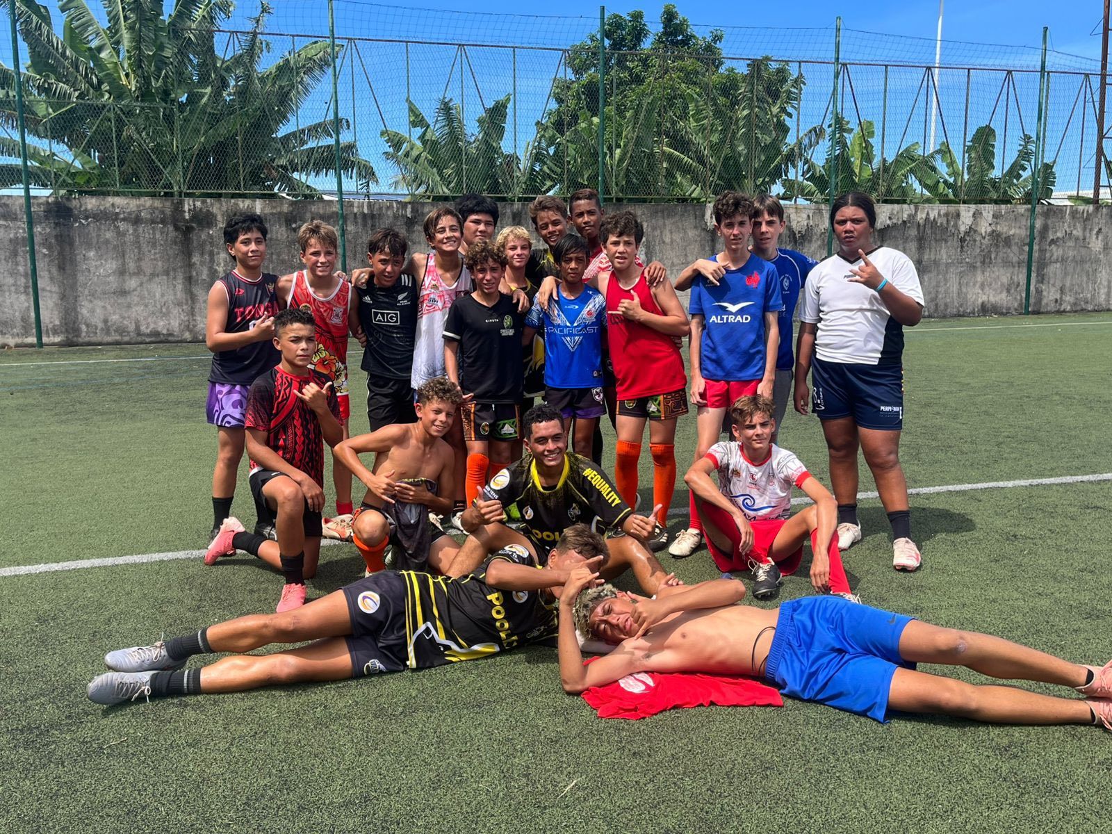 Les M14 de Tahiti se sont entrainés dur pour préparer ce premier tournoi international de rugby.&nbsp;